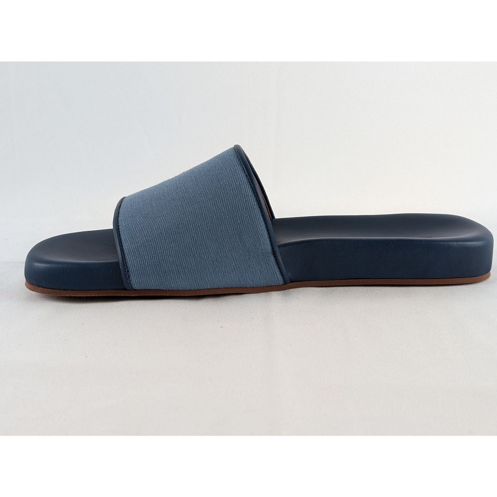 Loro Piana o1rshd1 Sea-Slide LP College Walk New York Dy in Blue Size US 10 / EU 43 - 6 Thumbnail