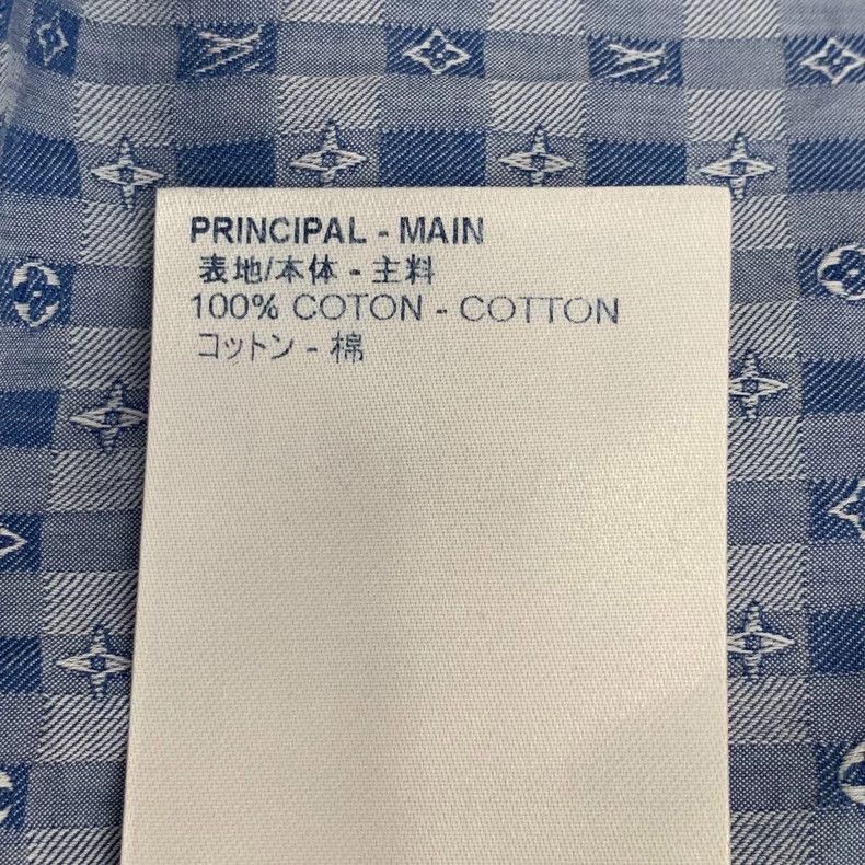 Louis Vuitton Louis Vuitton Long sleeve shirt with blue logo, full print Size US M / EU 48-50 / 2 - 8 Thumbnail
