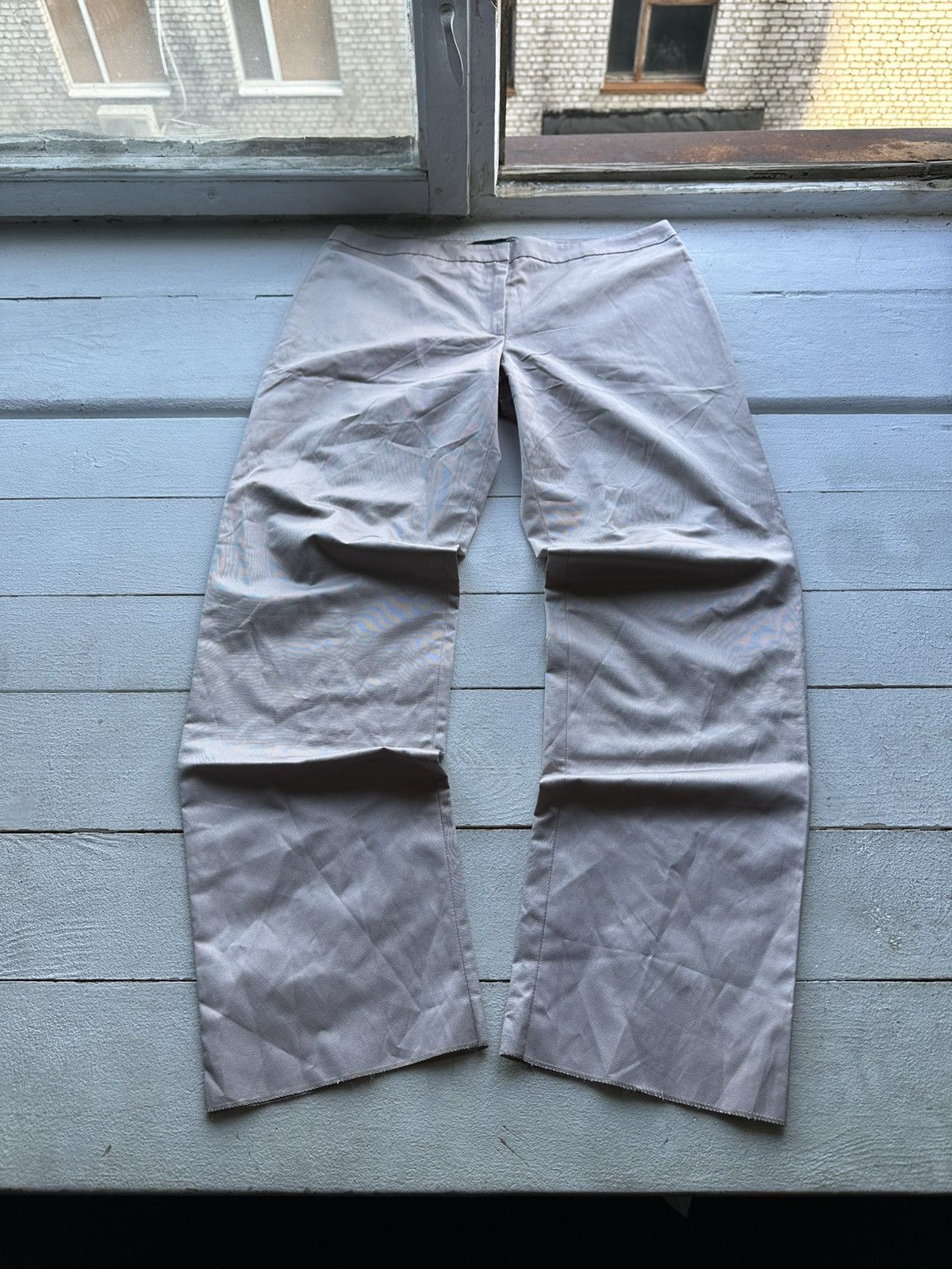 Gianfranco Ferre 🚨Vintage Y2K GIANFRANCO FERRE Pants LUXURY BEIGE/PINK Size 34" / US 12 / IT 48 - 1 Thumbnail