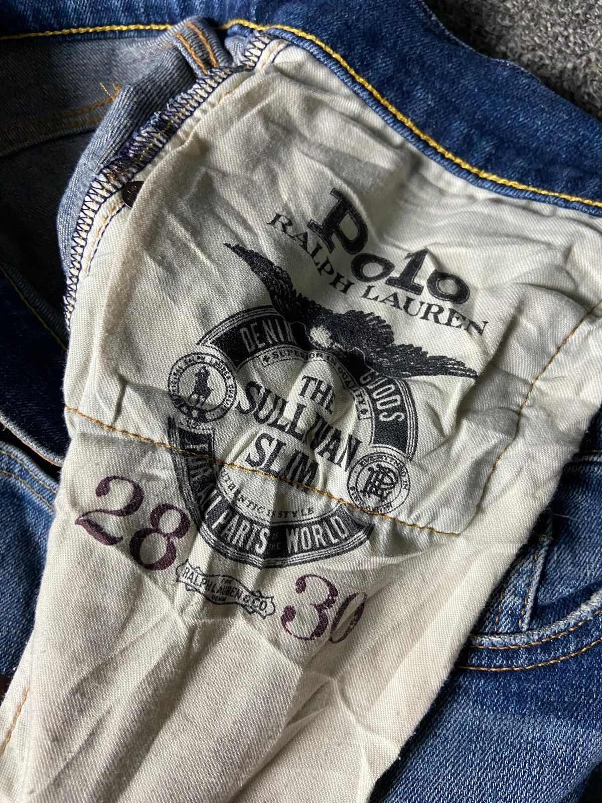 Polo Ralph Lauren Polo Ralph Lauren Skinny Ripped Jeans (157) Size US 29 - 4 Thumbnail