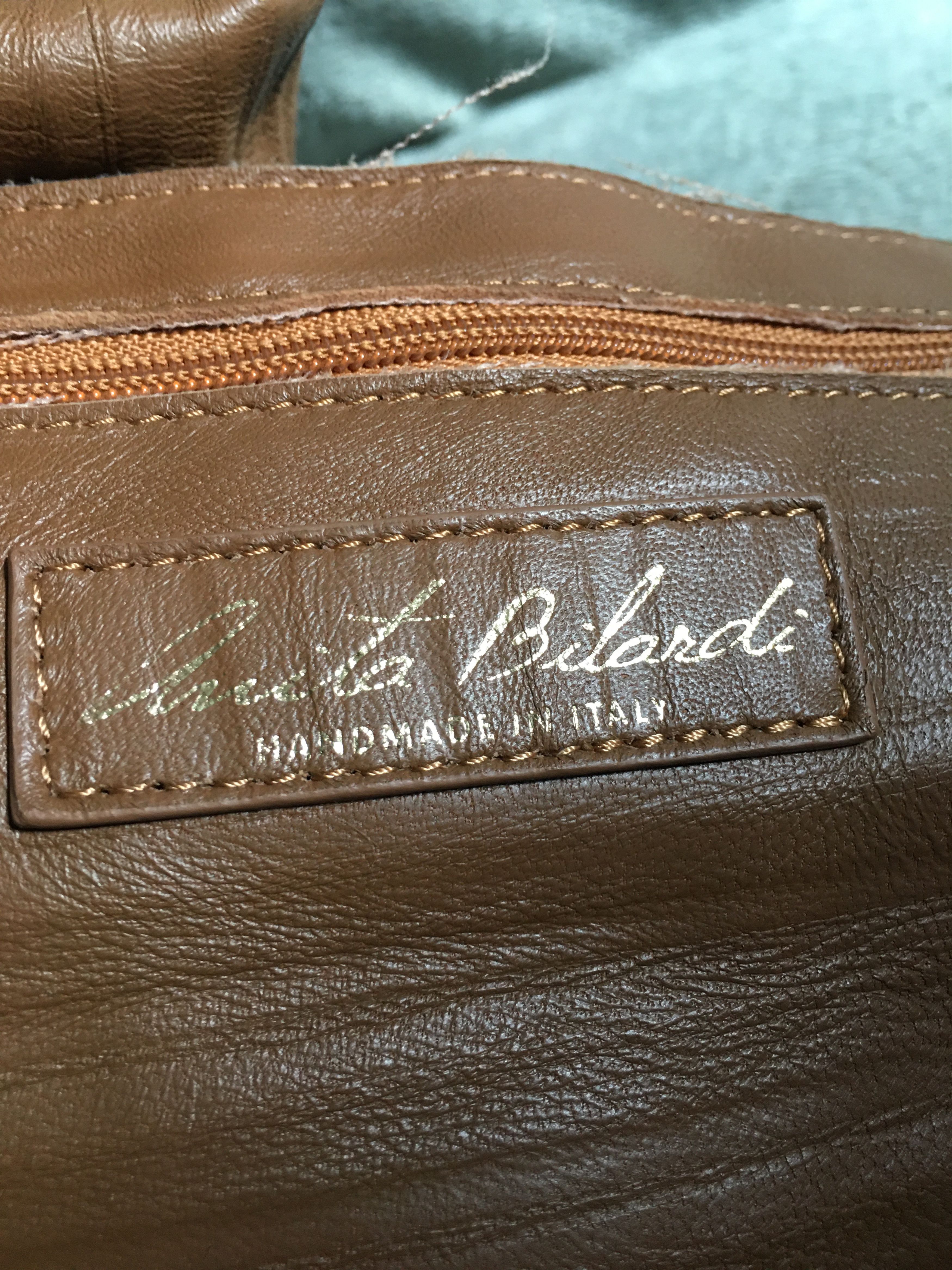 Other ANITA BILARDI ITALY Picasso Nappa Lamb Leather Bag Size ONE SIZE - 8 Thumbnail