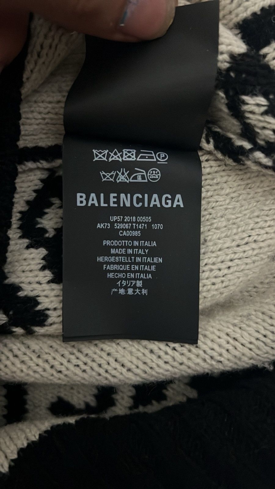 Balenciaga Balenciaga Wool sweater Size S / US 4 / IT 40 - 4 Thumbnail