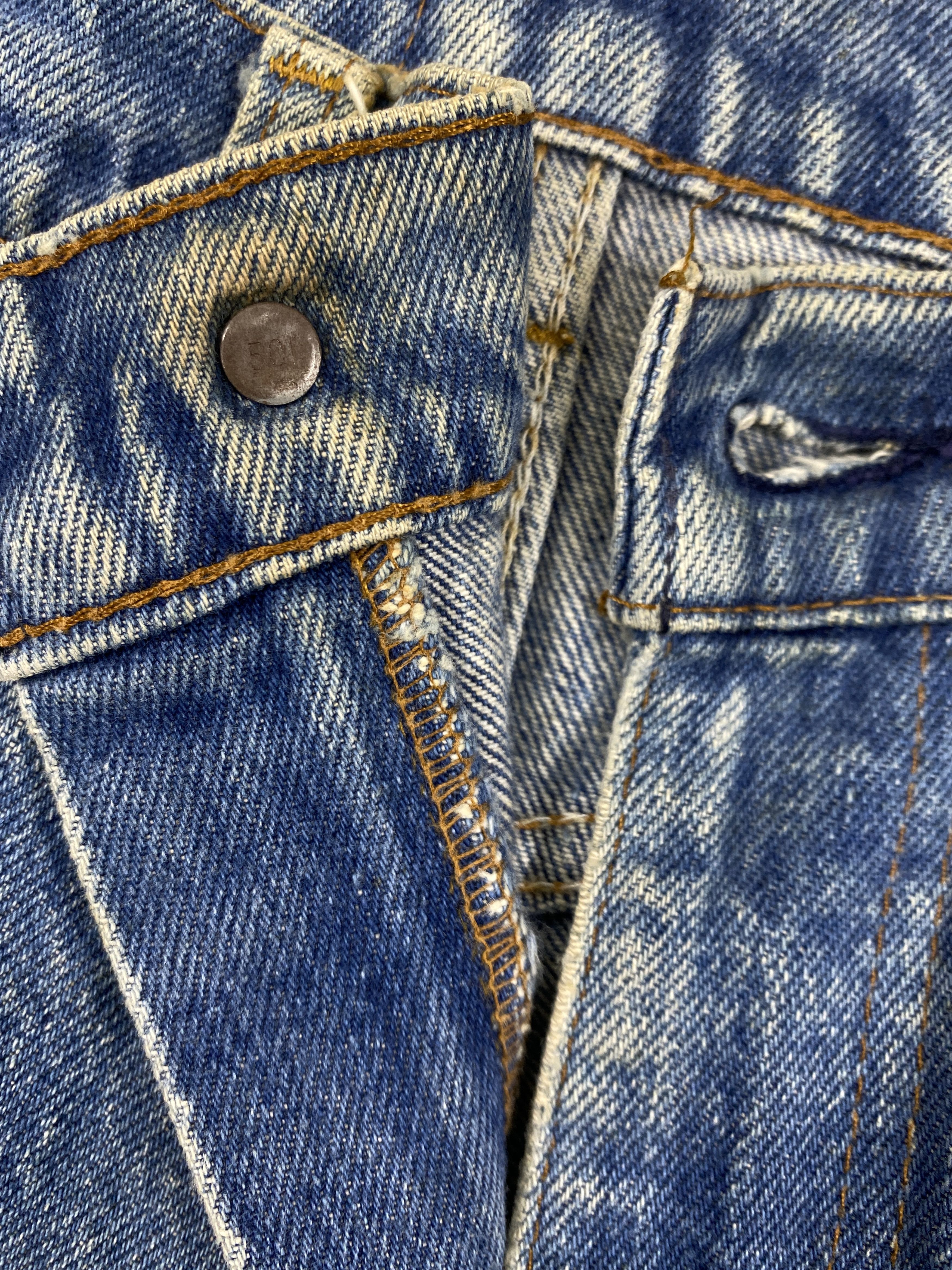 Vintage Distressed Vintage 80s Levi's Big E Orange Tab 31x30 JN3502 Size US 31 - 6 Thumbnail