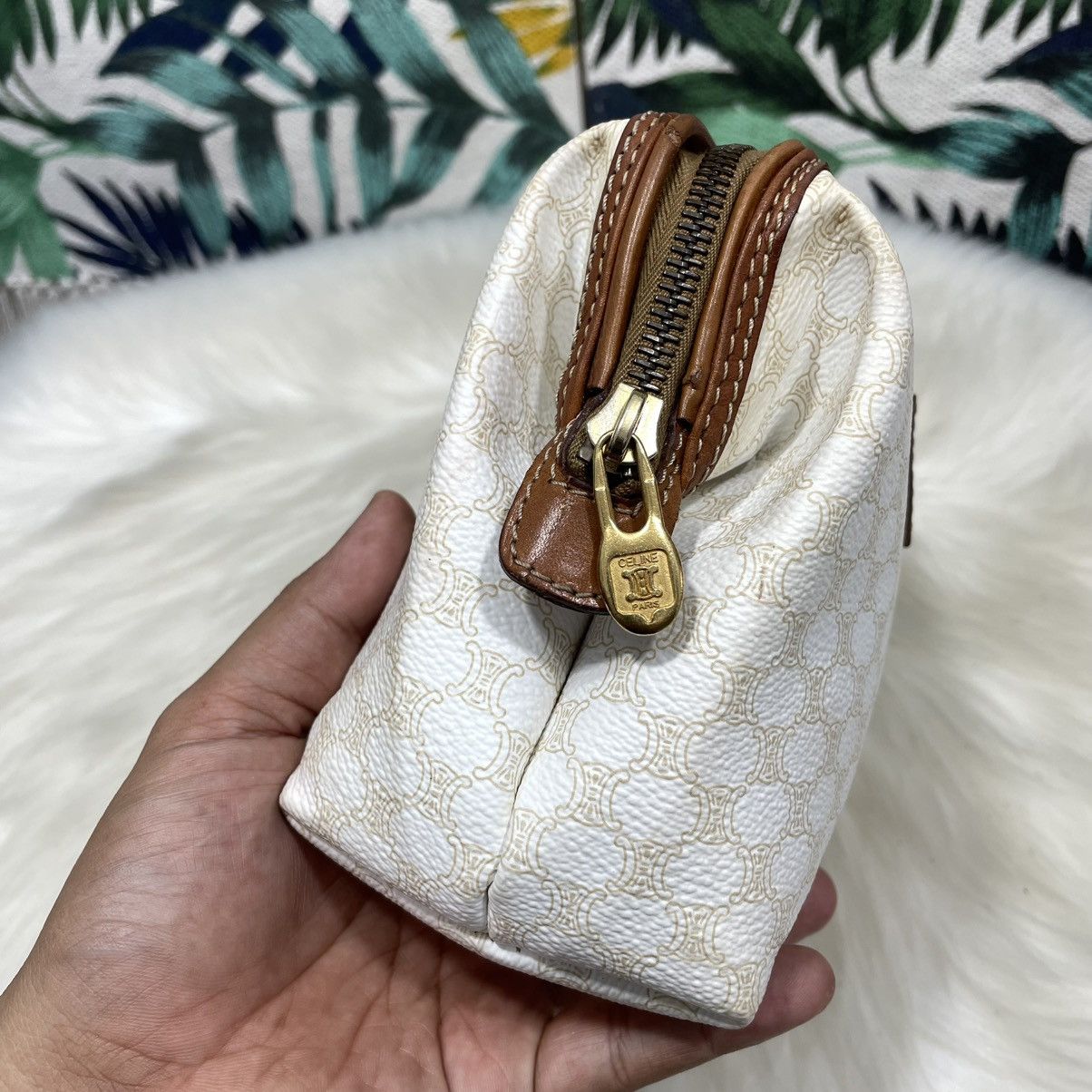 Celine Authentic Vtg. CELINE Macadam Clutch Bag Size ONE SIZE - 4 Thumbnail