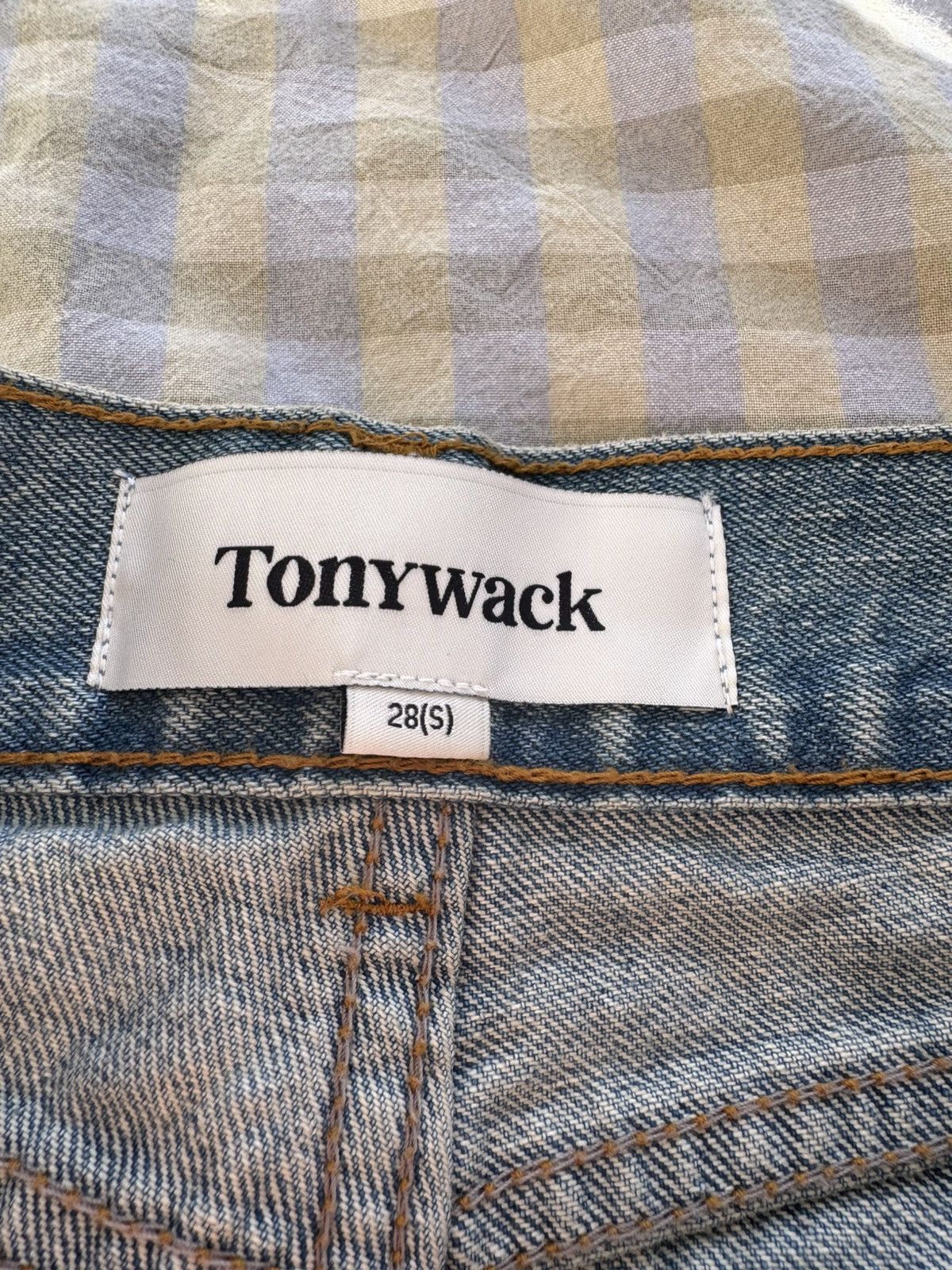 TONYWACK Blue Flared-Leg Reconstructed Jeans Size US 28 / EU 44 - 5 Thumbnail