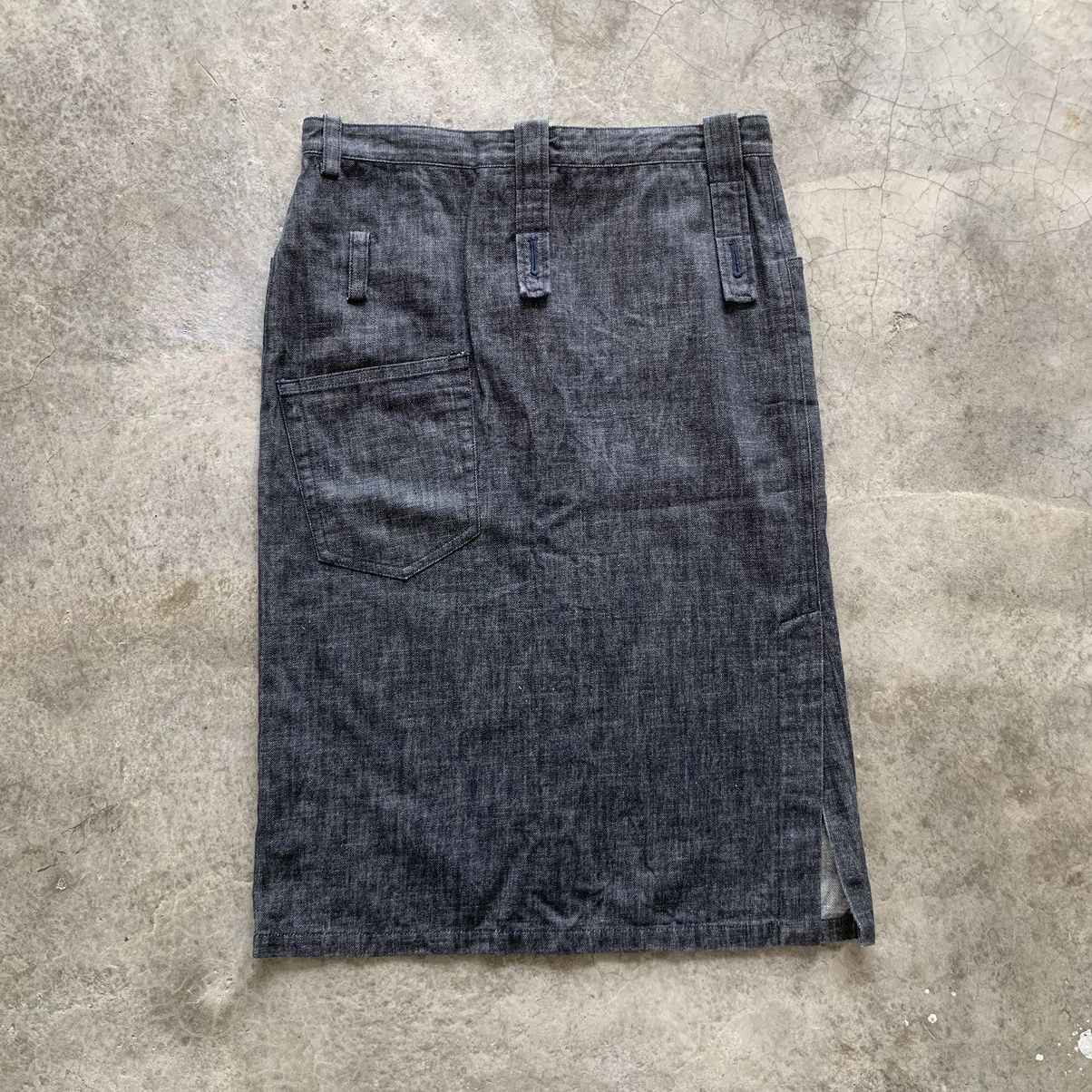 Y's Y’s by yohji yamamoto archive denim skirt Size 33" - 6 Thumbnail