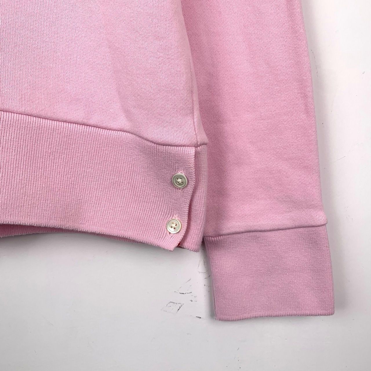 Thom Browne Thom Browne Womens Pink Cotton Pullover Sweatshirt With Four Size 36" / US 14 / IT 50 - 6 Thumbnail
