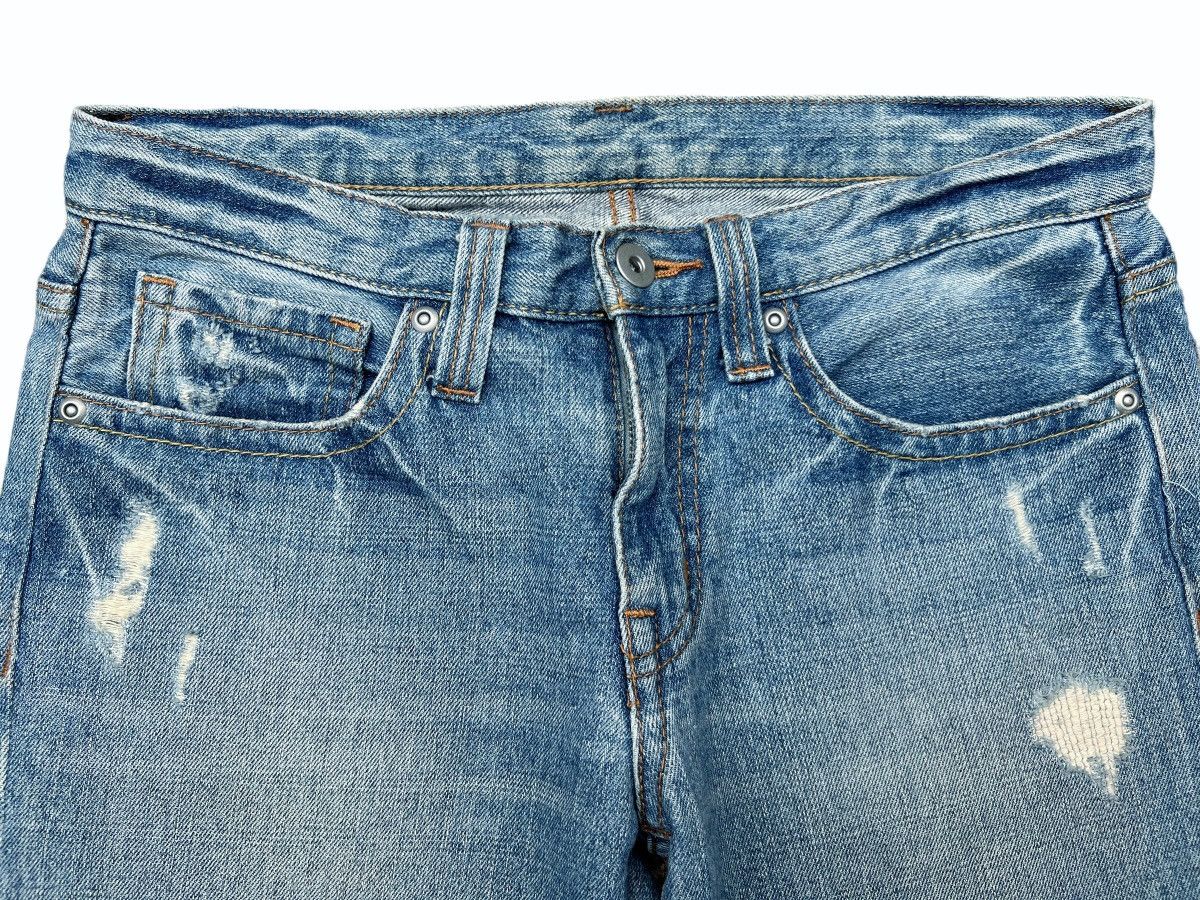 Japanese Brand Japanese Brand Distressed Patch Denim Jeans 31x30.5 Size US 31 - 8 Thumbnail