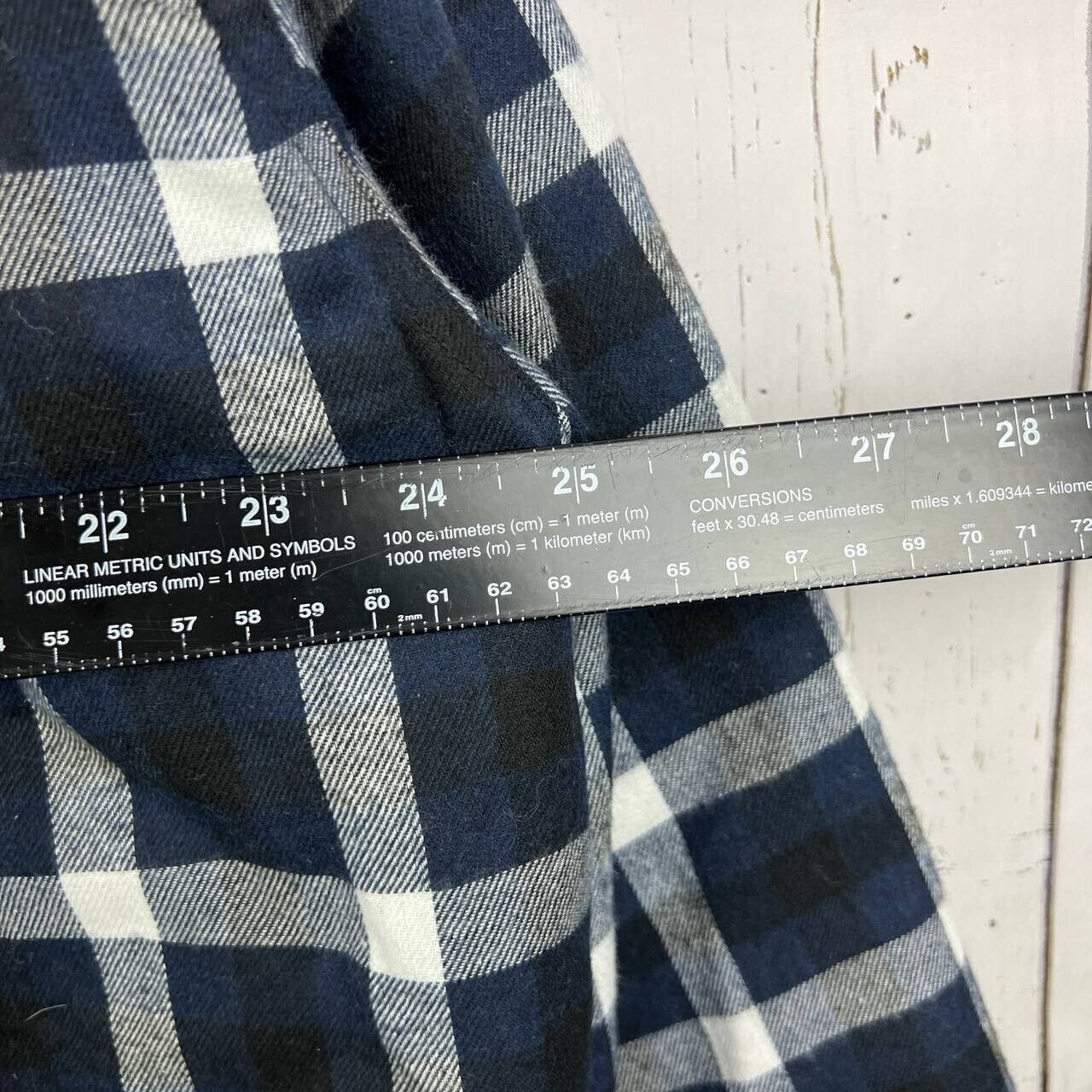 Other Pegeno Plaid Button Quilted Long Sleeve Flannel Hoodie Size US XL / EU 56 / 4 - 8 Thumbnail