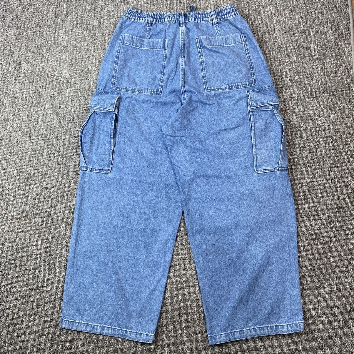 GU × Japanese Brand × Yohji Yamamoto GU superwide cargo pants balloon Size US 32 / EU 48 - 3 Thumbnail