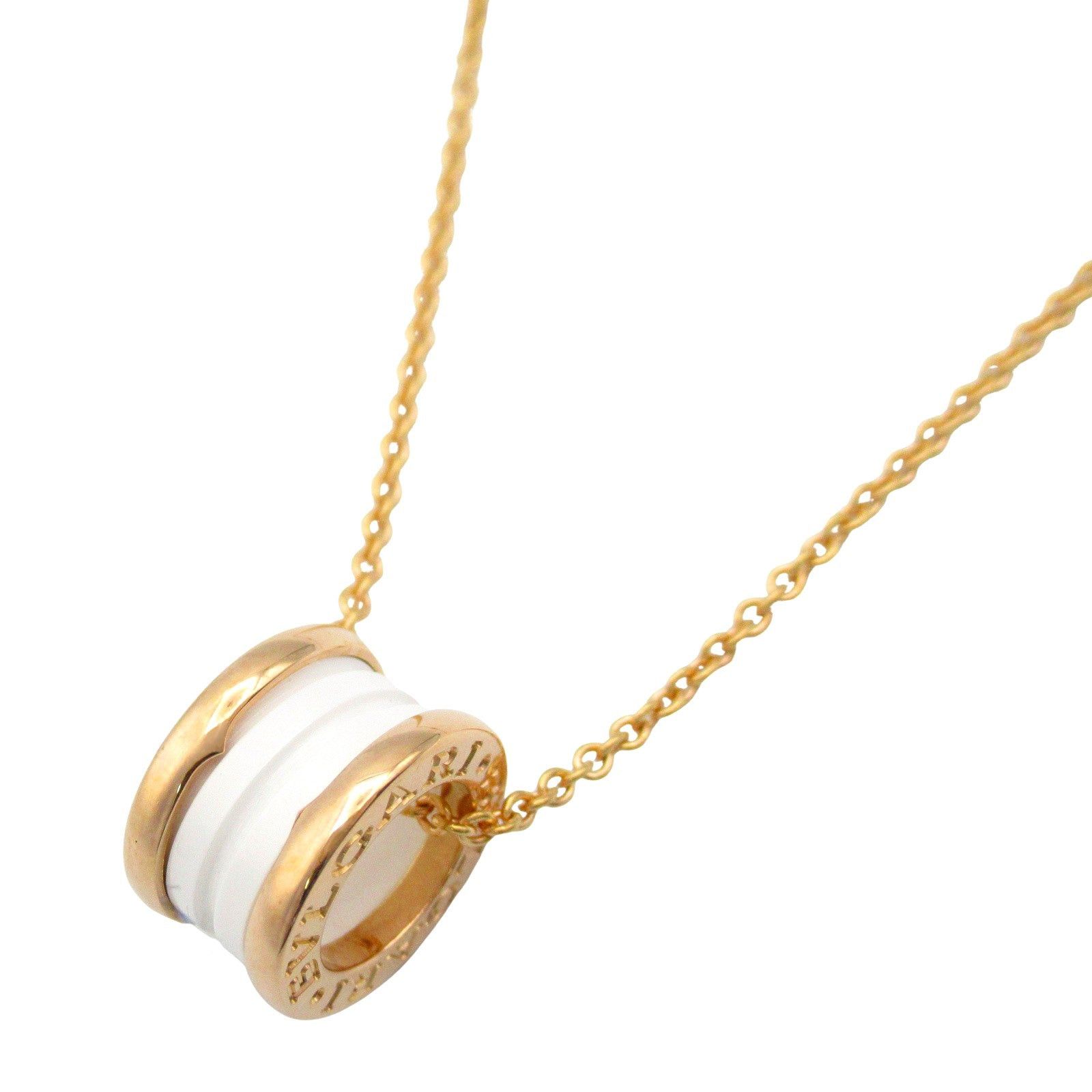 Bvlgari Bvlgari Necklace Ceramic K18Pg (Pink Gold) White Size ONE SIZE - 1 Thumbnail