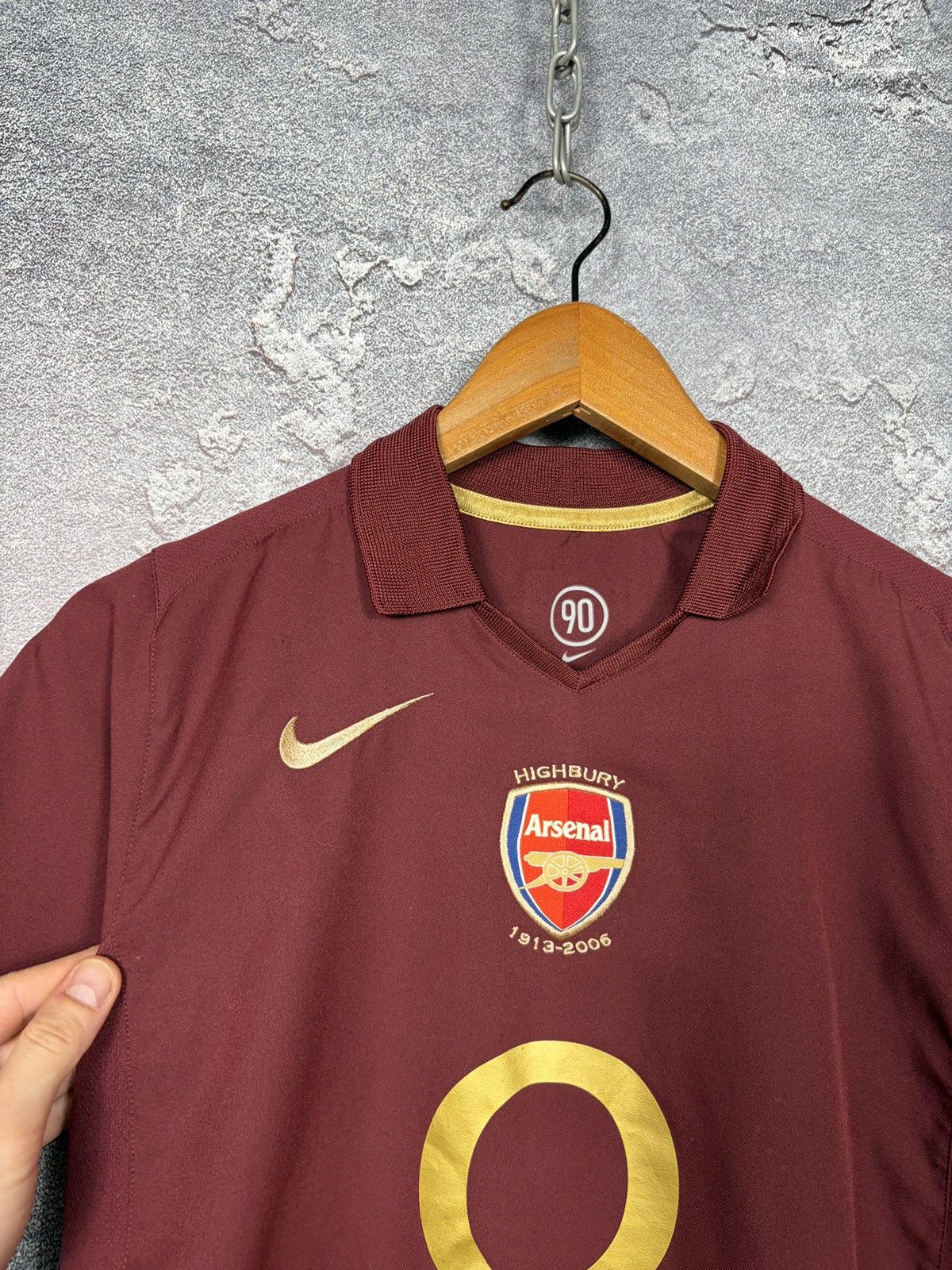 Nike Nike Arsenal 2005/06 #14 Henry Jersey T-shirt Kids L Size US XXS / EU 40 - 4 Thumbnail