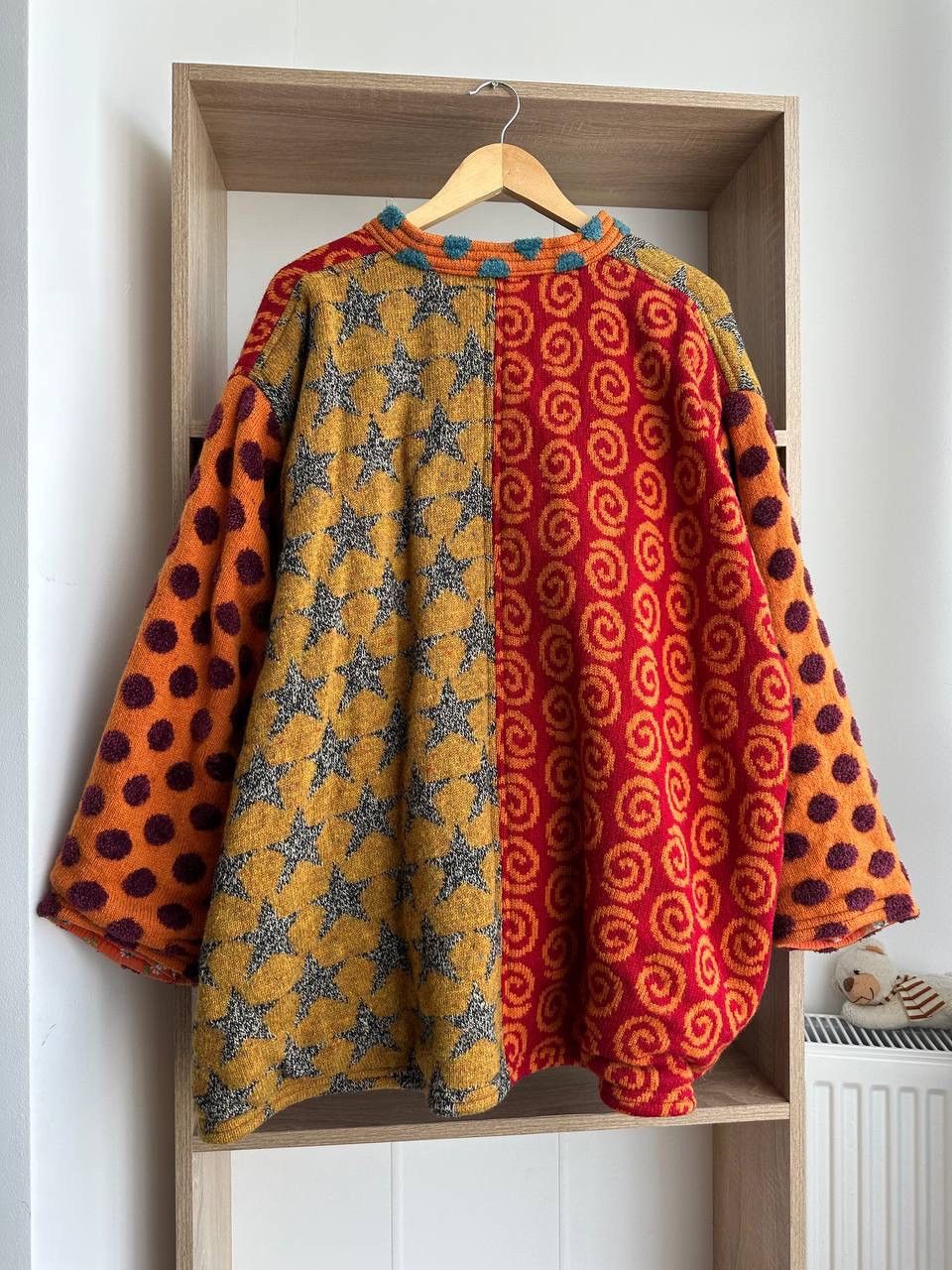 Japanese Brand × Vintage Vintage EARLY 90’S JO SHEFFIELD DESIGN Wool KNIT JACKET Size US L / EU 52-54 / 3 - 14 Thumbnail