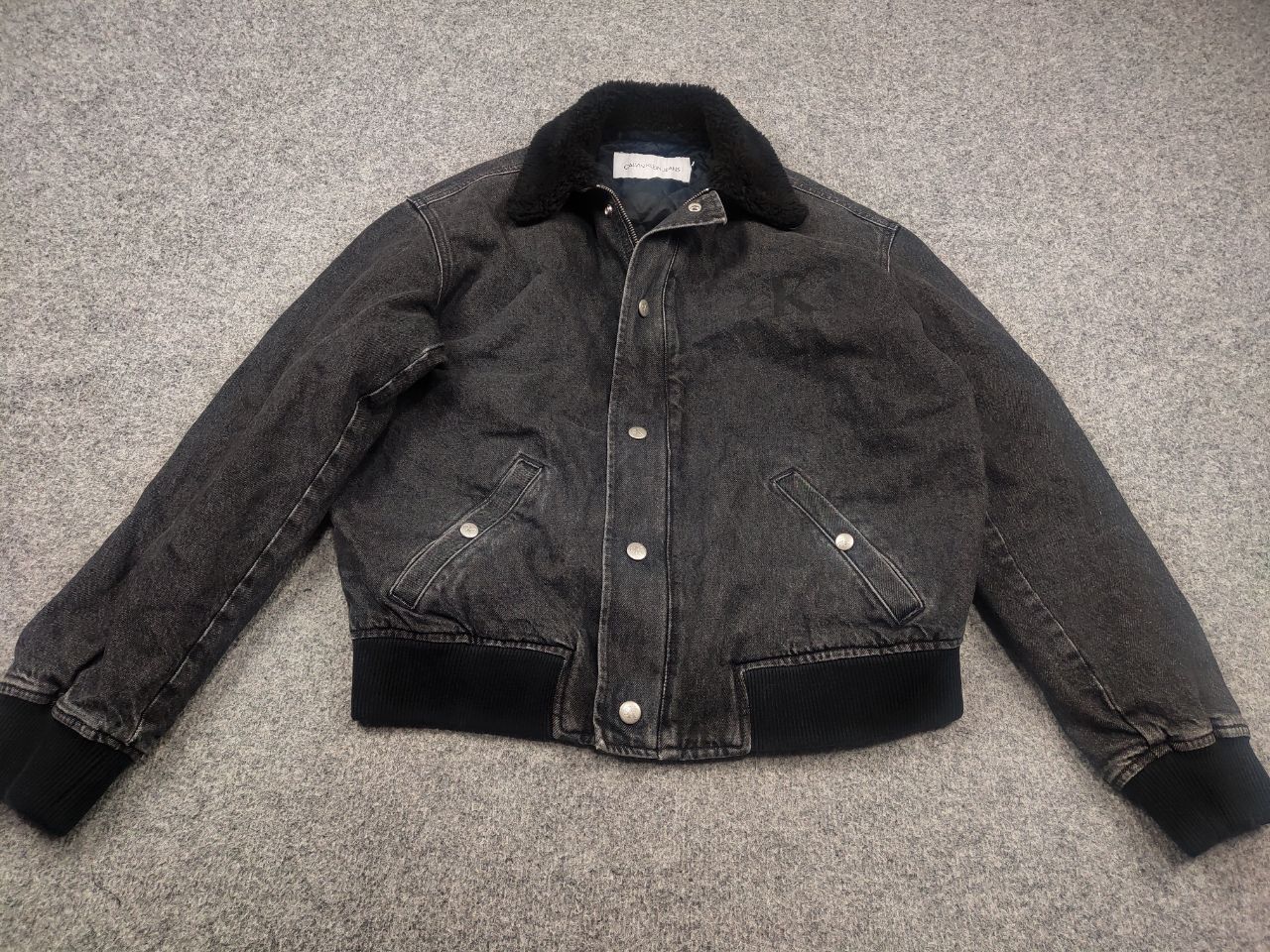 Calvin Klein Calvin Klein Jeans Sherpa Flight Bomber Denim Jacket Raf Size US M / EU 48-50 / 2 - 4 Thumbnail