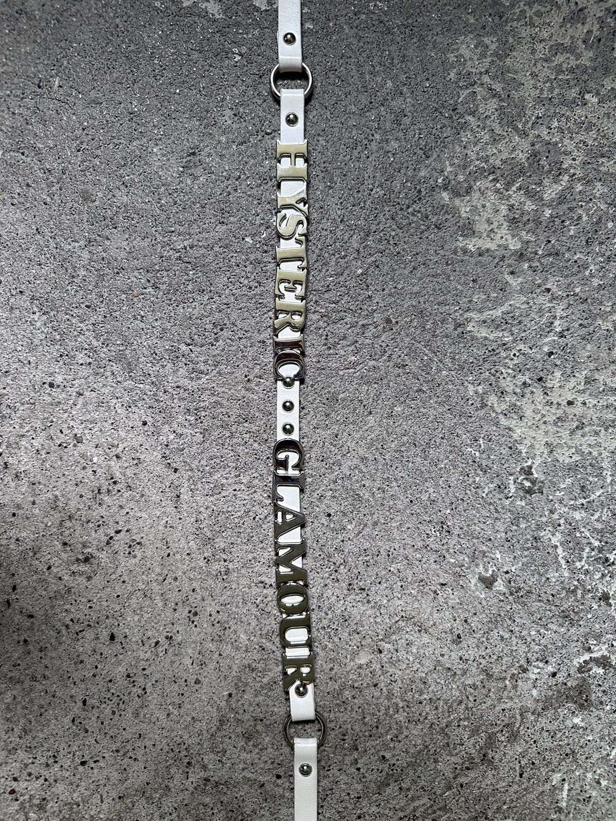 Hysteric Glamour Lettering studded belt Size 30 - 1 Thumbnail