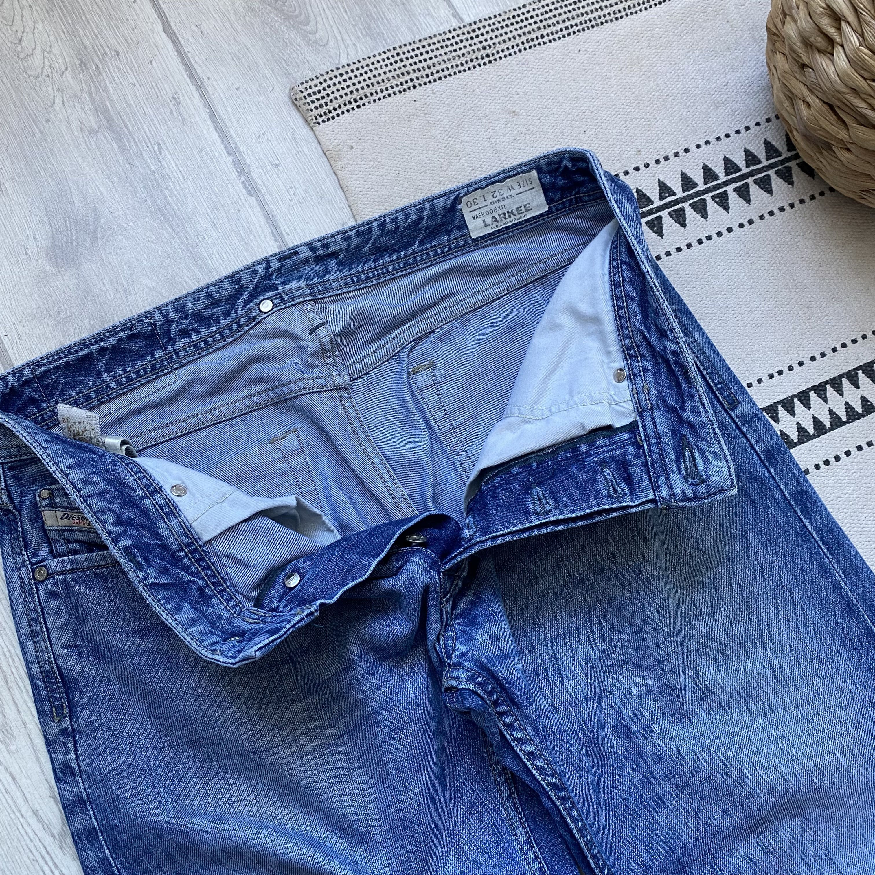 Diesel 👖 Vintage 2000s Diesel Distressed Denim Y2K Retro style Size US 32 / EU 48 - 7 Thumbnail