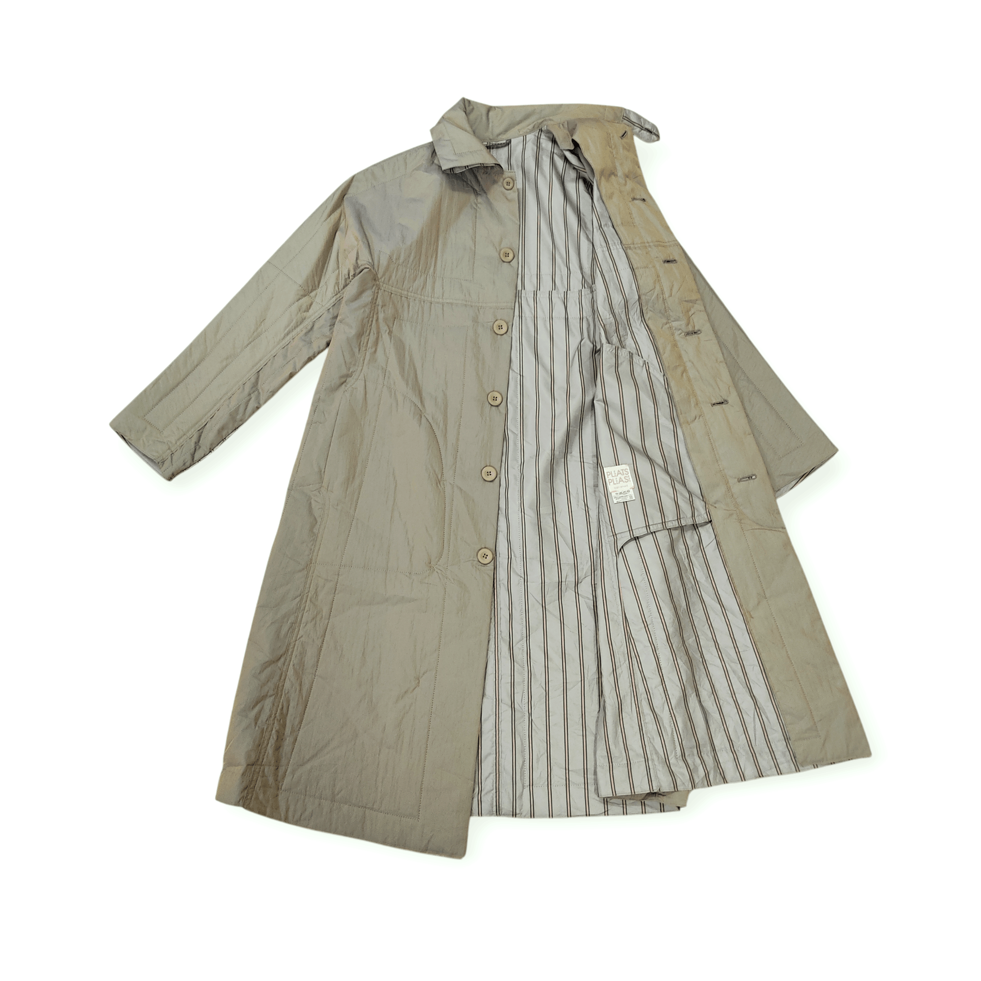 Pleats Please Issey Miyake Issey Miyake Pleats Please Quilted Overcoat Long Jacket Size M / US 6-8 / IT 42-44 - 6 Thumbnail