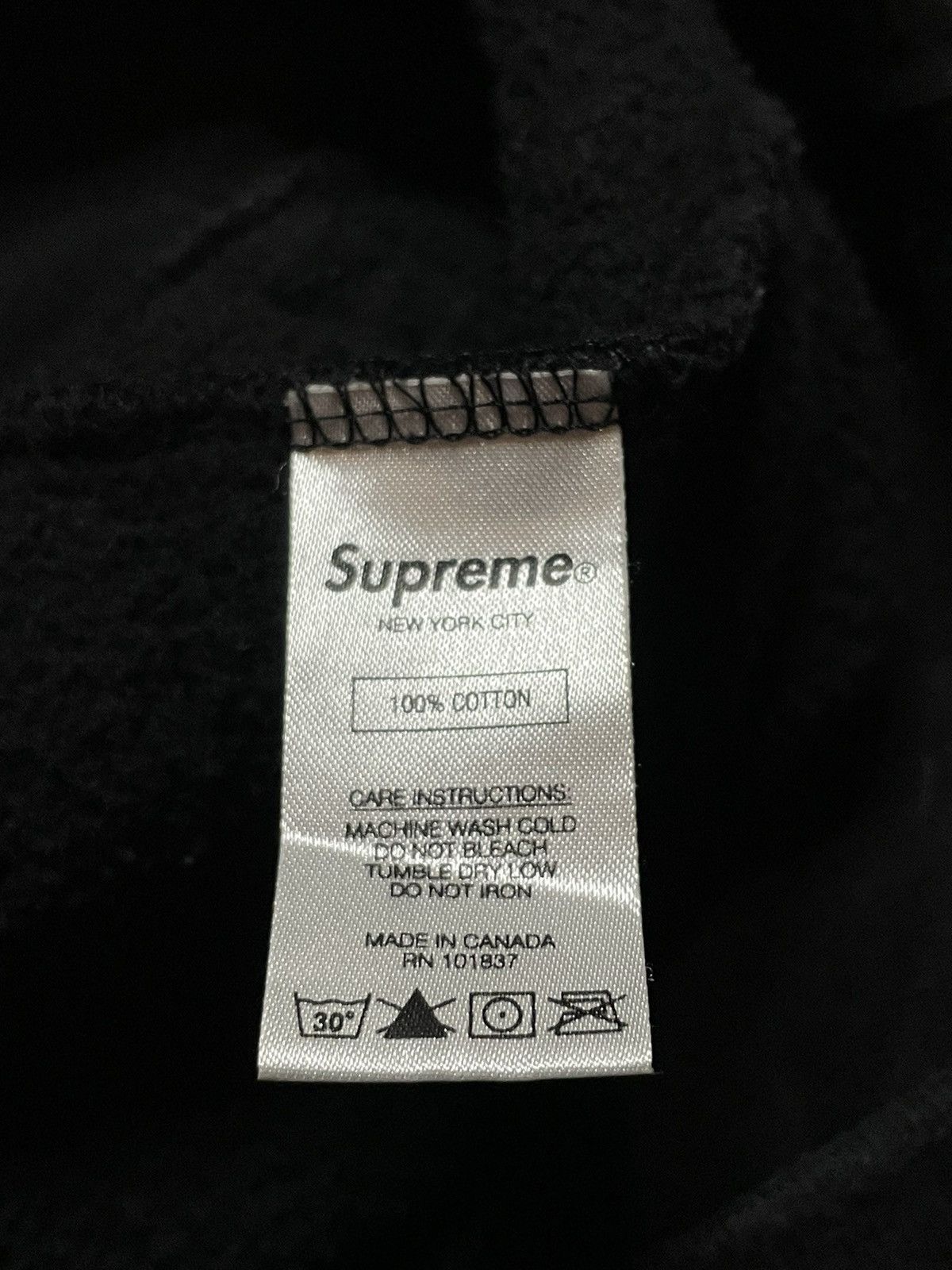Supreme Supreme Spitfire SS18 Hoodie Black Big Logo Size US M / EU 48-50 / 2 - 12 Thumbnail