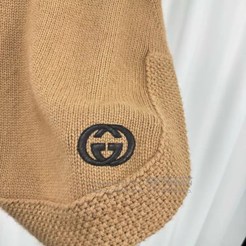 Gucci Gucci Double G high-necked woollen knitted cloak Size M / US 6-8 / IT 42-44 - 4 Thumbnail