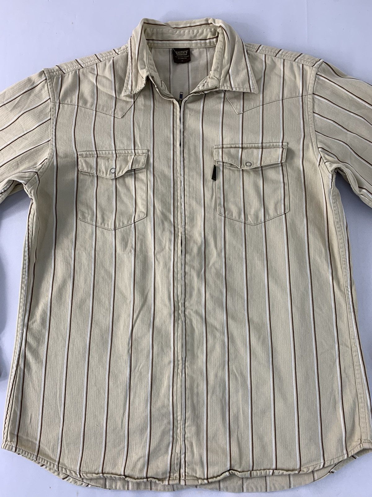 Smith's American 90s Smith’s American Chevron Striped Design Zipper Style Size US L / EU 52-54 / 3 - 2 Thumbnail