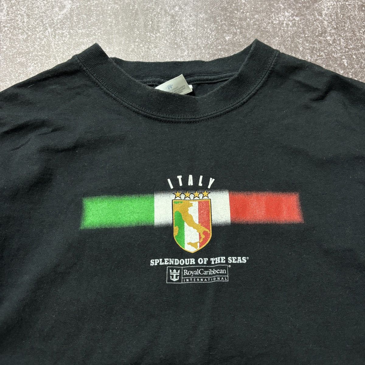 Vintage Italy vintage anvil t-shirt 90s country Size US M / EU 48-50 / 2 - 2 Thumbnail