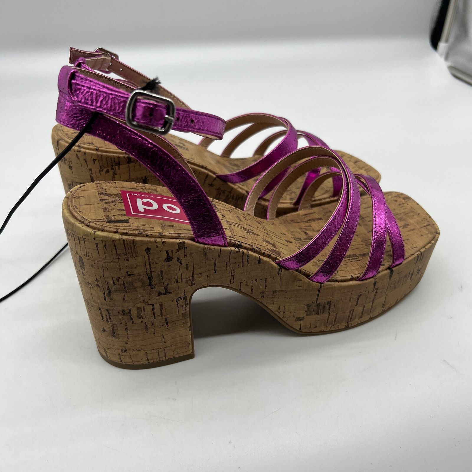 Other Pop Womens Kallie Heeled Sandals Pink Fuschia Multicolor Size US 9 / IT 39 - 9 Thumbnail