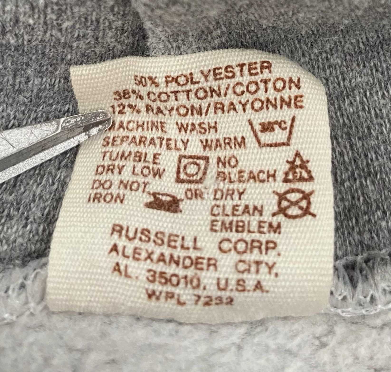 Russell Athletic 70’s Russell Athletic Georgia Tech Distressed Hoodie Small Size S / US 4 / IT 40 - 6 Thumbnail