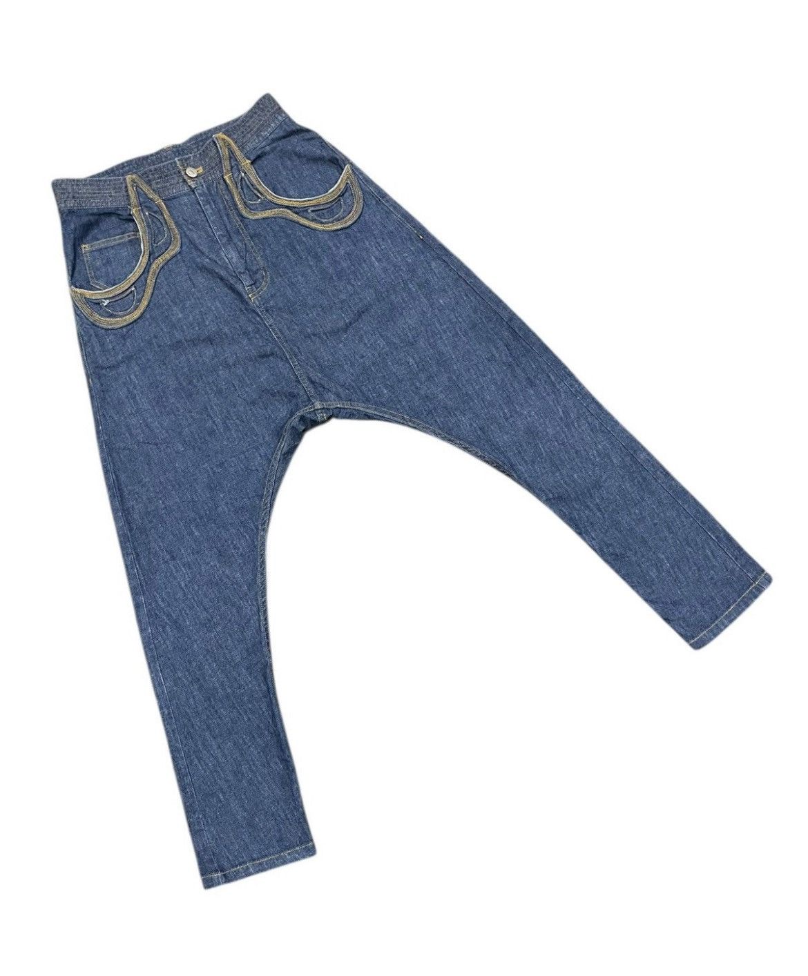 Tsumori Chisato Tsumori Chisato Issey Miyake Drop Crotch Dancer Denim Size US 29 - 4 Thumbnail