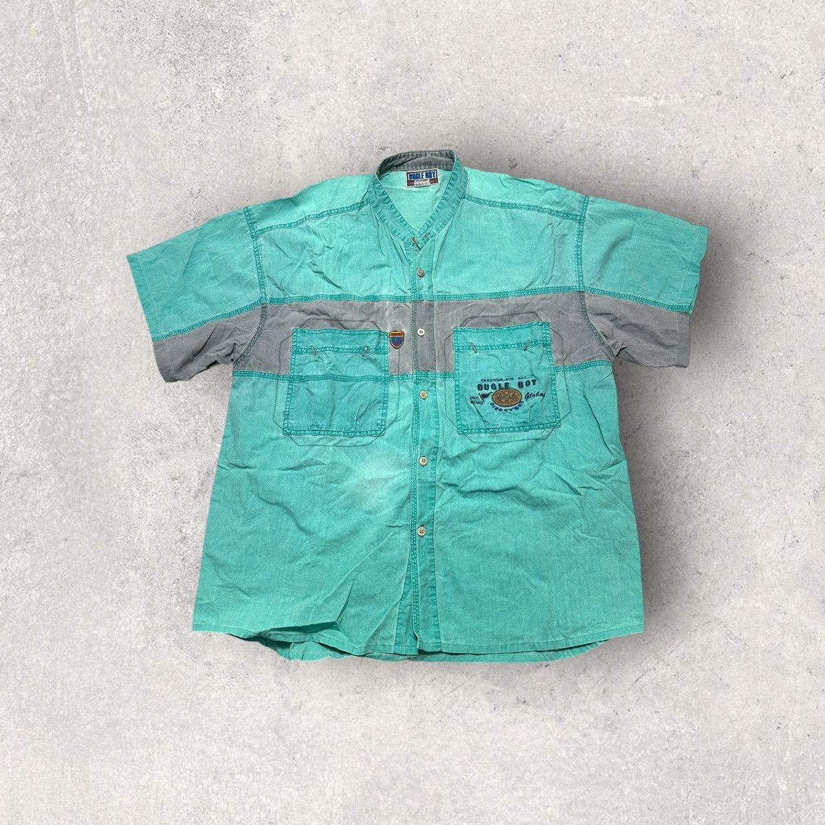Bugle Boy × Vintage Vintage Bugle Boy shirt Size US L / EU 52-54 / 3 - 1 Thumbnail