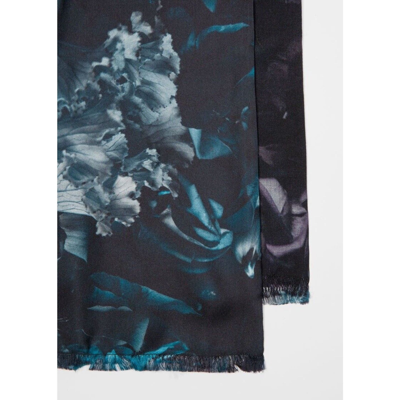 Paul Smith NWT Paul Smith $195 floral silk/wool scarf, made in Italy. Size ONE SIZE - 2 Thumbnail