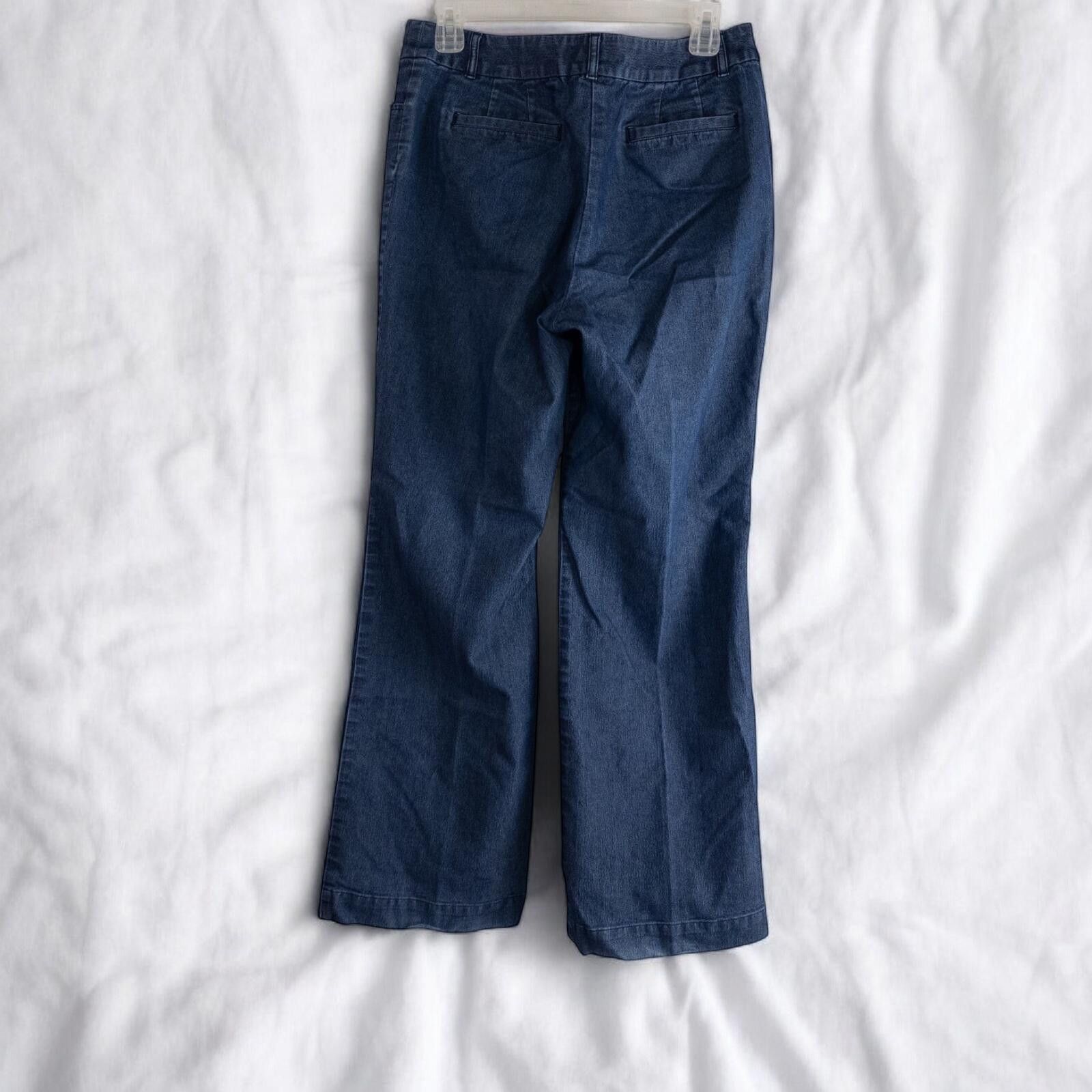 Other Geoffrey Beene Sport Blue Solid Jeans Womens 8 Medium Size 30" / US 8 / IT 44 - 8 Thumbnail