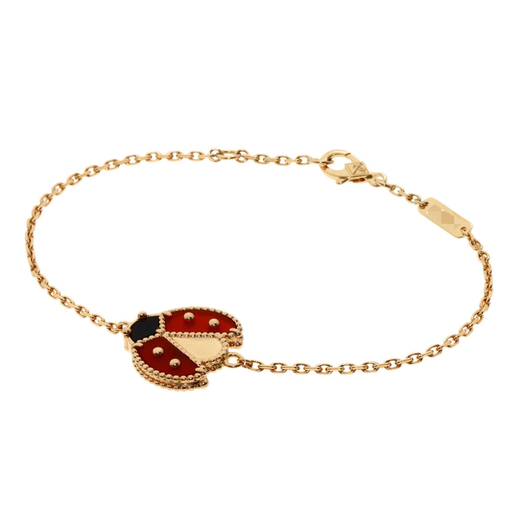Van Cleef & Arpels Van Cleef & Arpels Lucky Spring Open Wing Ladybug Bracelet 18K Pink Gold Women's Size ONE SIZE - 1 Thumbnail