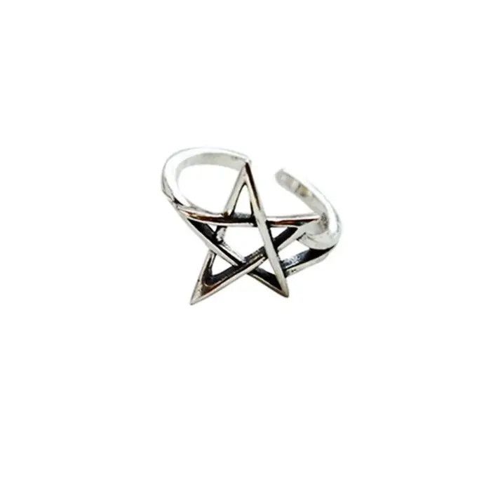Jewelry × Vintage Adjustable Pentagram Star Ring Size ONE SIZE - 2 Thumbnail