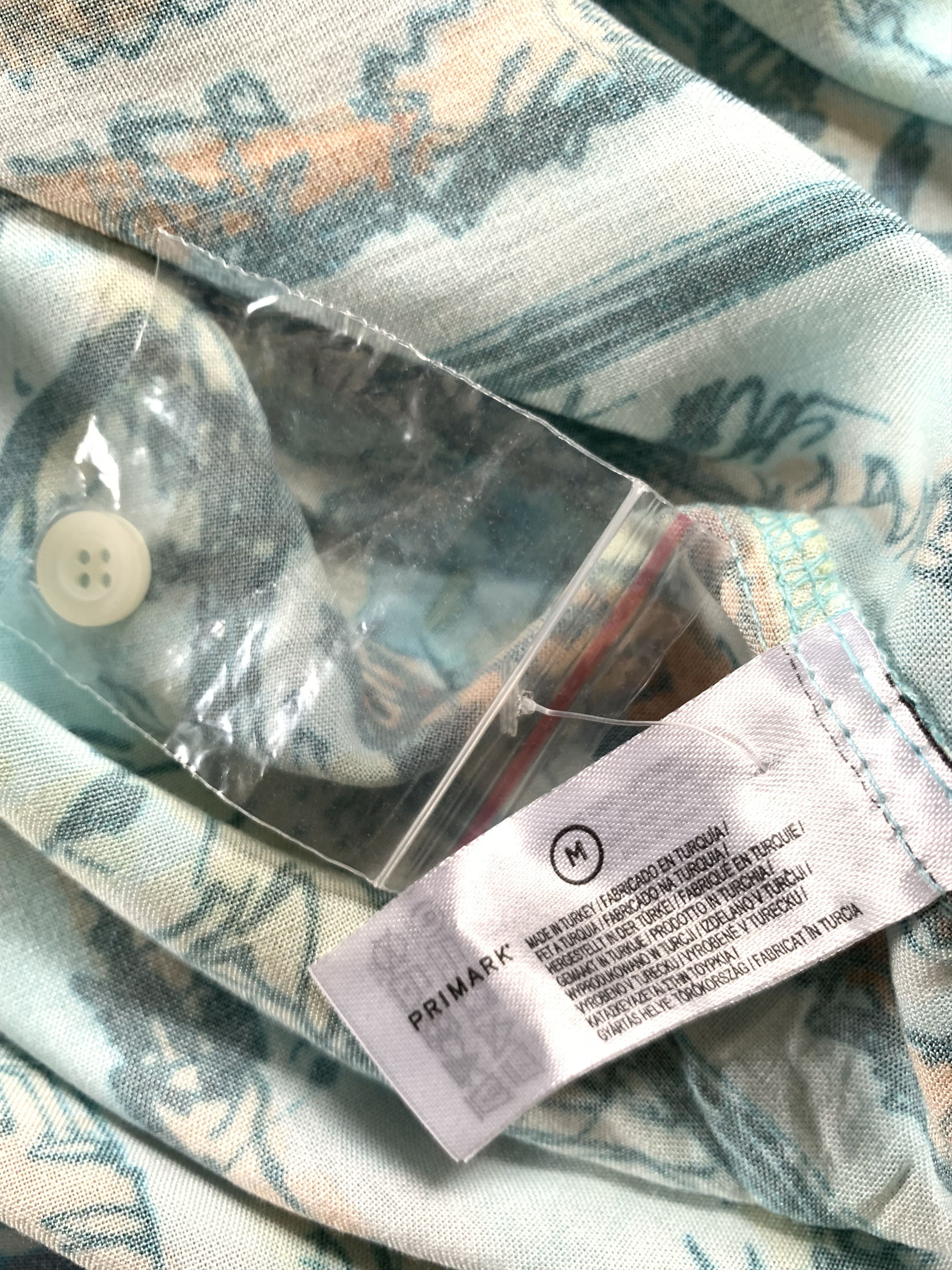 Primark Primark Regular Fit Printed Hawaiian Shirt Size US M / EU 48-50 / 2 - 6 Thumbnail