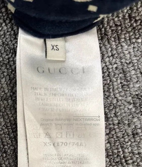 Gucci Blue Patterned Casual Sweatpants with Stripes. Size US 30 / EU 46 - 8 Thumbnail