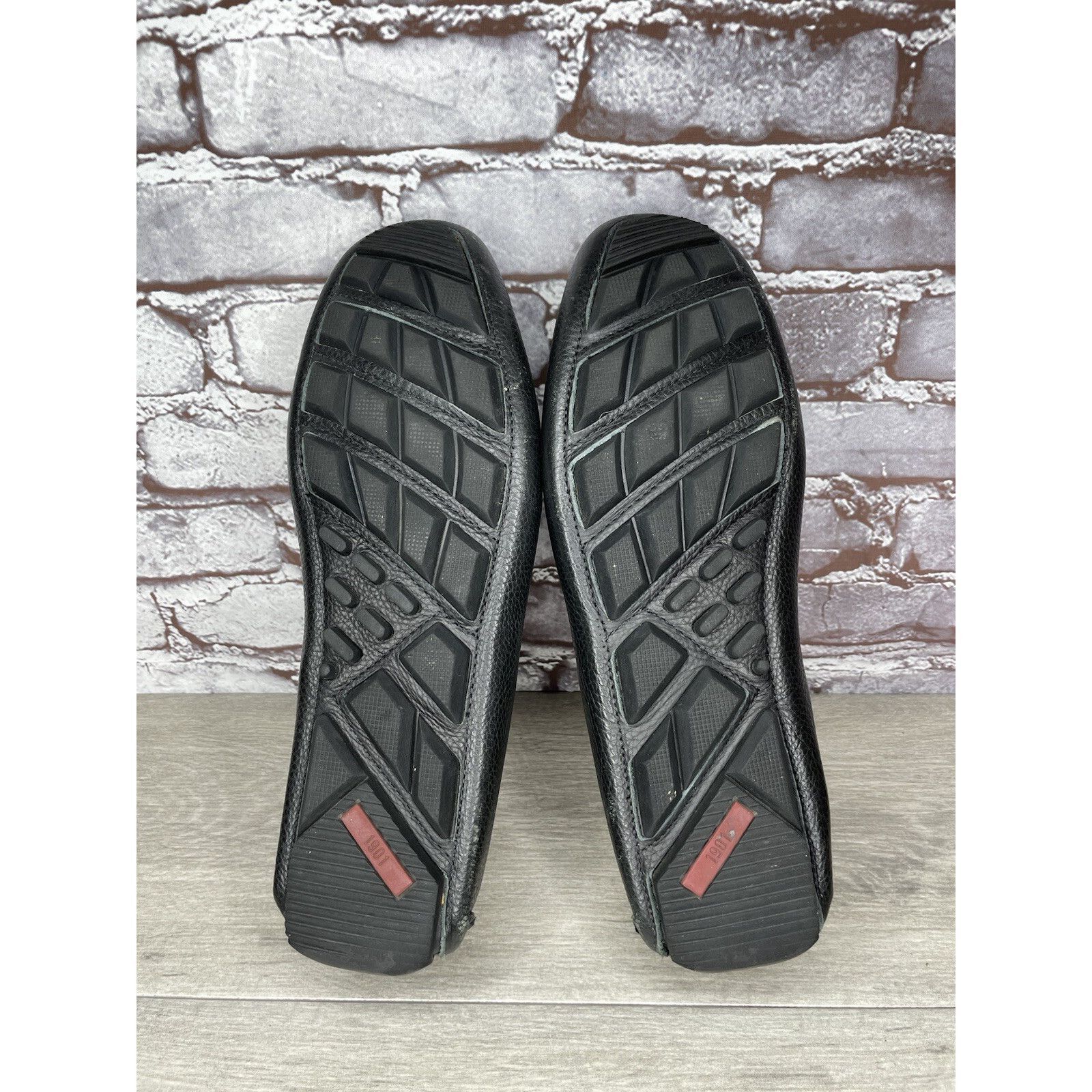1901 1901 Black Leather Penny Loafers Slip On Driving Shoes Men’s Size US 13 / EU 46 - 14 Thumbnail