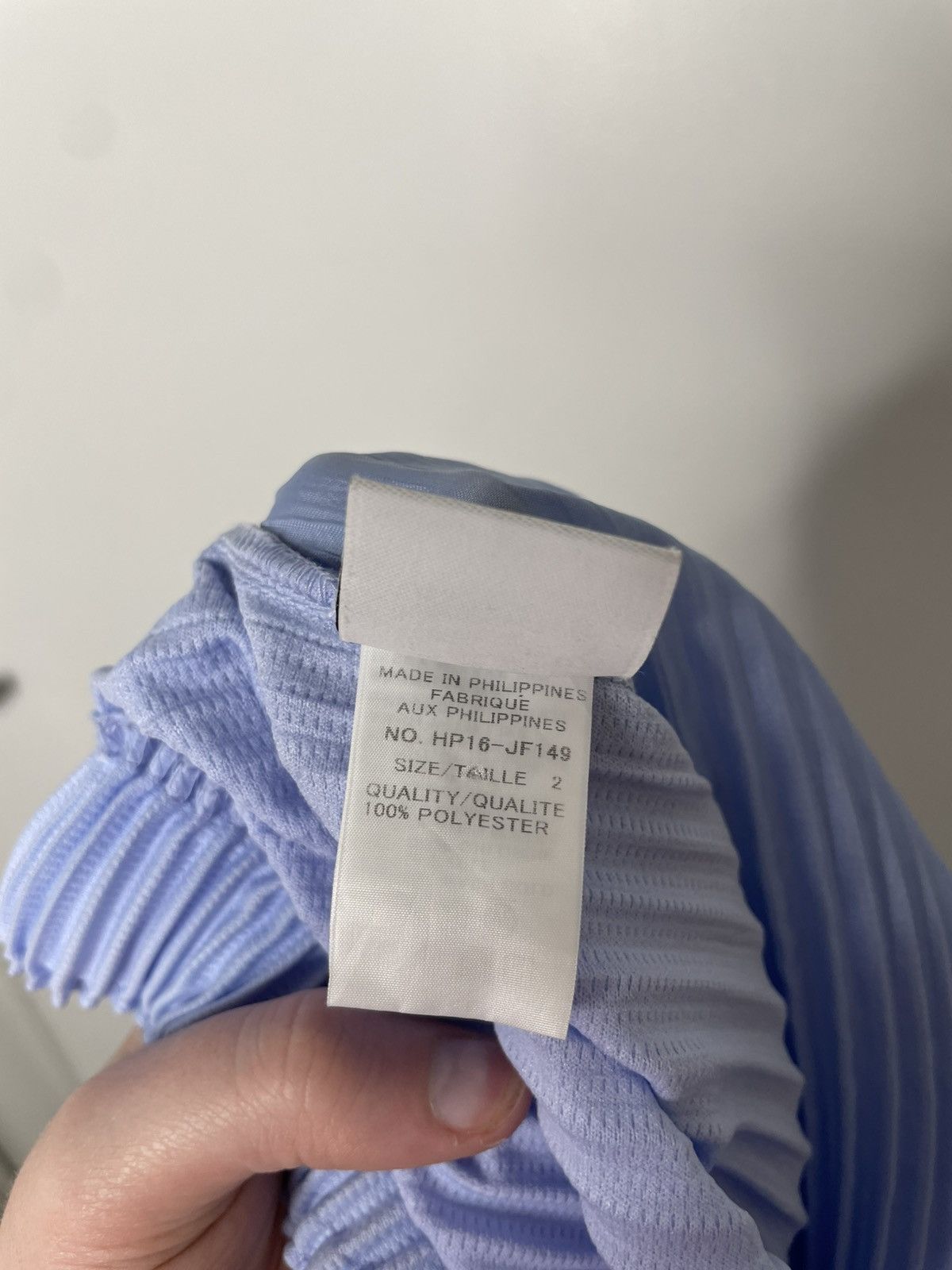 Homme Plisse Issey Miyake Homme Plisse Issey Miyake Blue Trouser Size 26" / US 2 / IT 38 - 8 Thumbnail