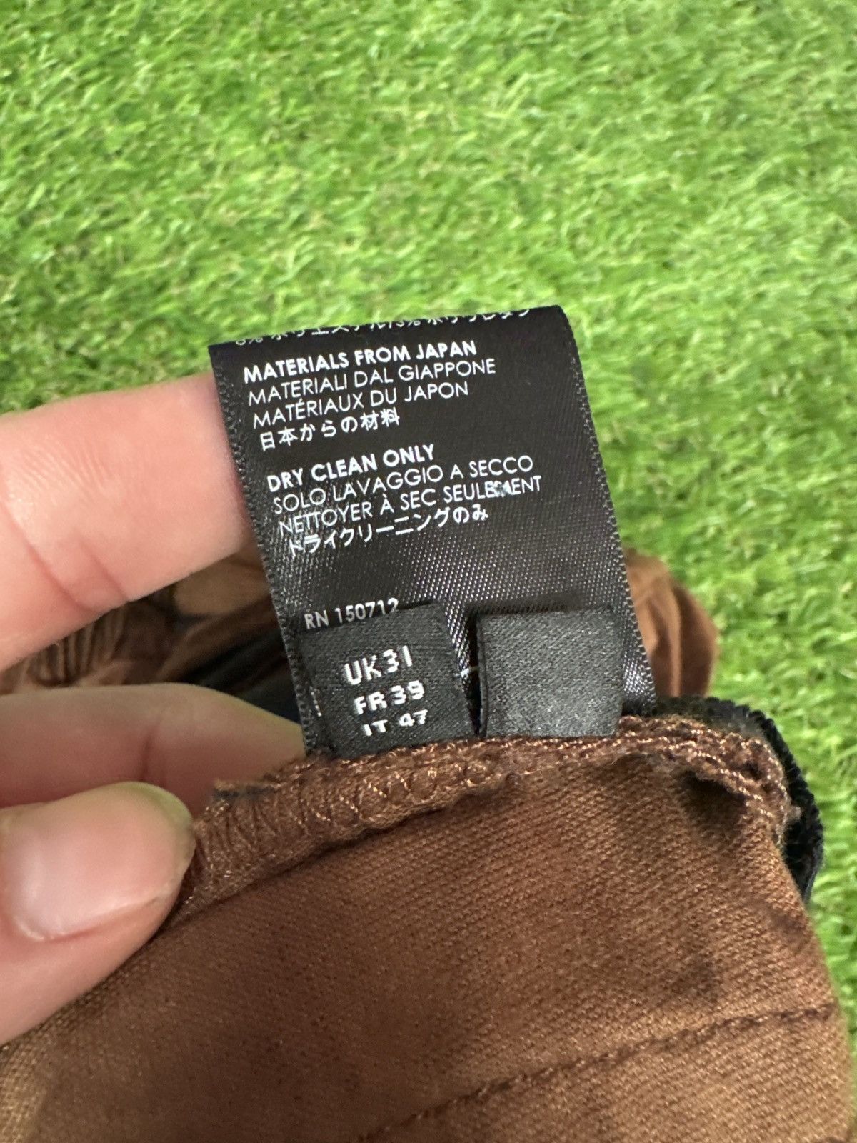 AMIRI VELVET BROWN JEANS