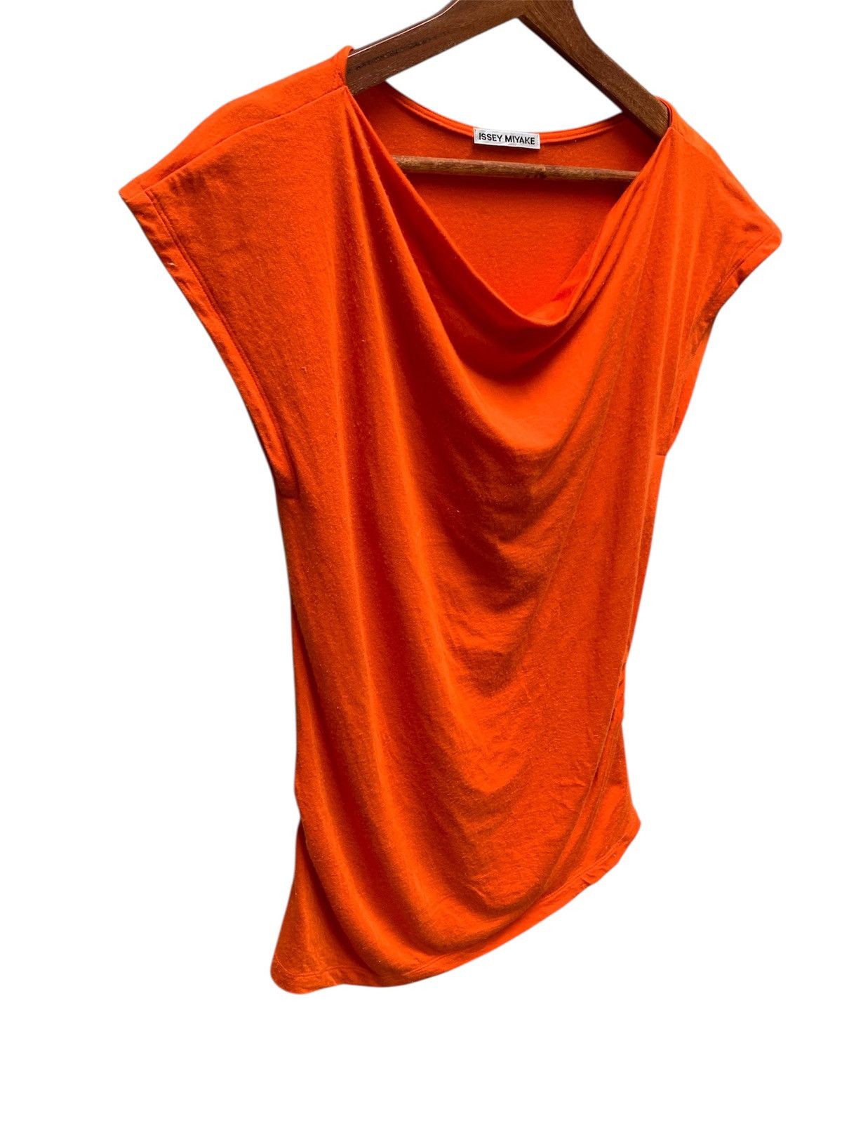 Issey Miyake ISSEY MIYAKE Lyocell Tunic Top IM93JK563 Orange 2 Size M / US 6-8 / IT 42-44 - 3 Thumbnail