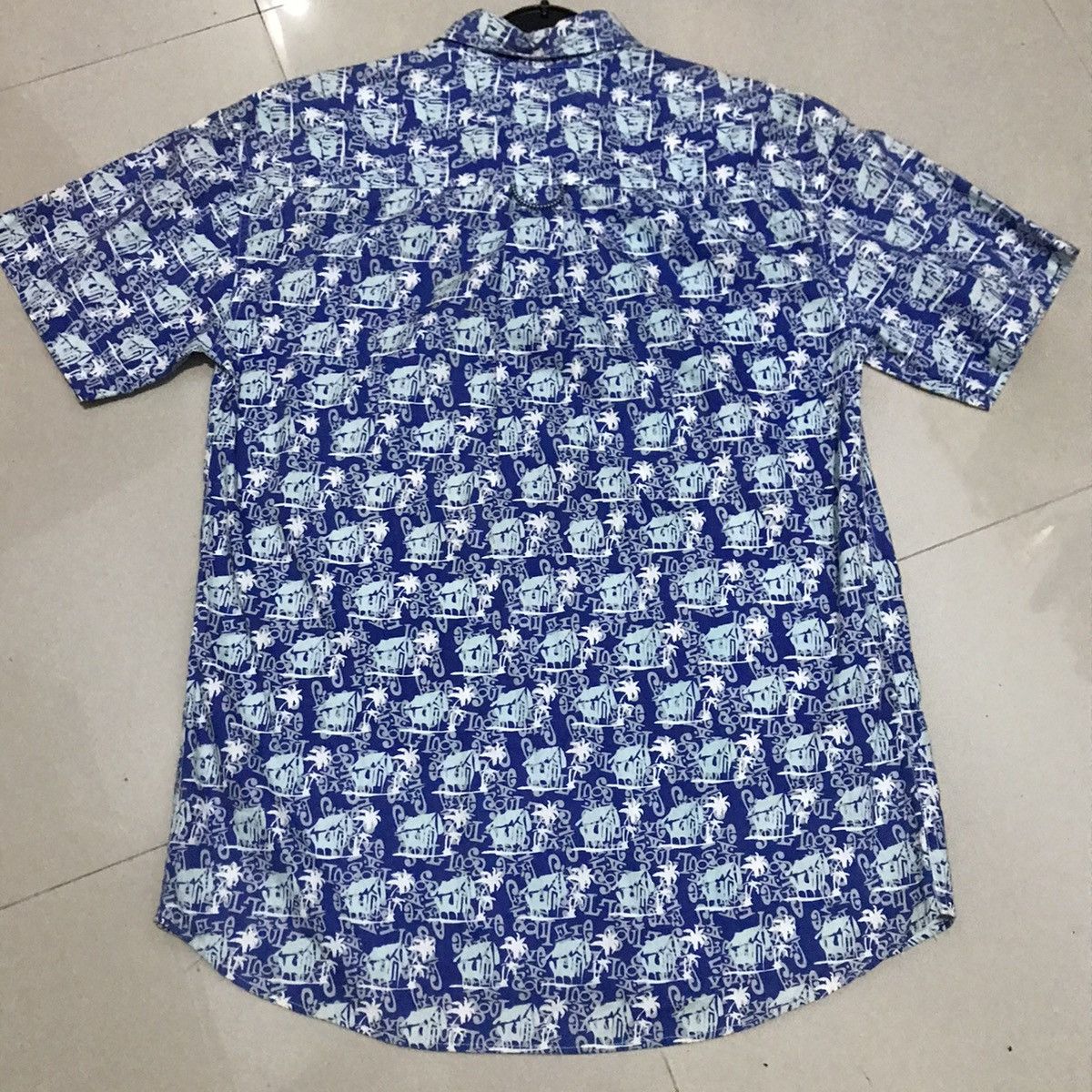 Triple 5 Soul × Vintage Vtg Triple 5 Five Soul Brooklyn NYC Navy S/S Button up hawai Size US M / EU 48-50 / 2 - 18 Thumbnail