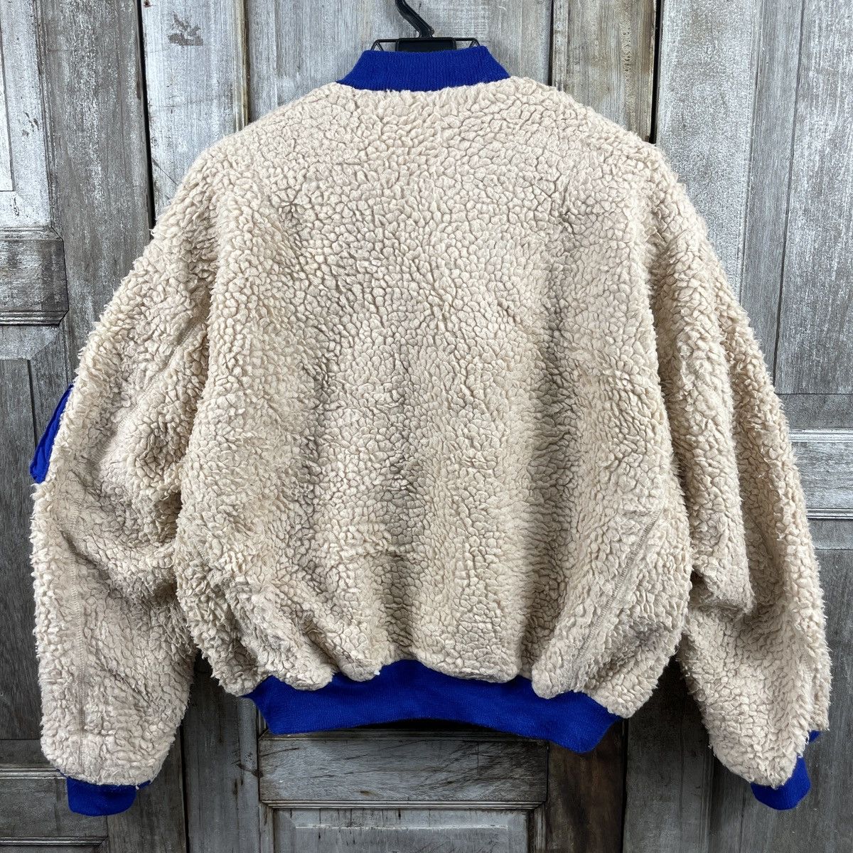 Vintage Military Women Rodeo Crown Sherpa Bomber Jacket Size S / US 4 / IT 40 - 2 Thumbnail