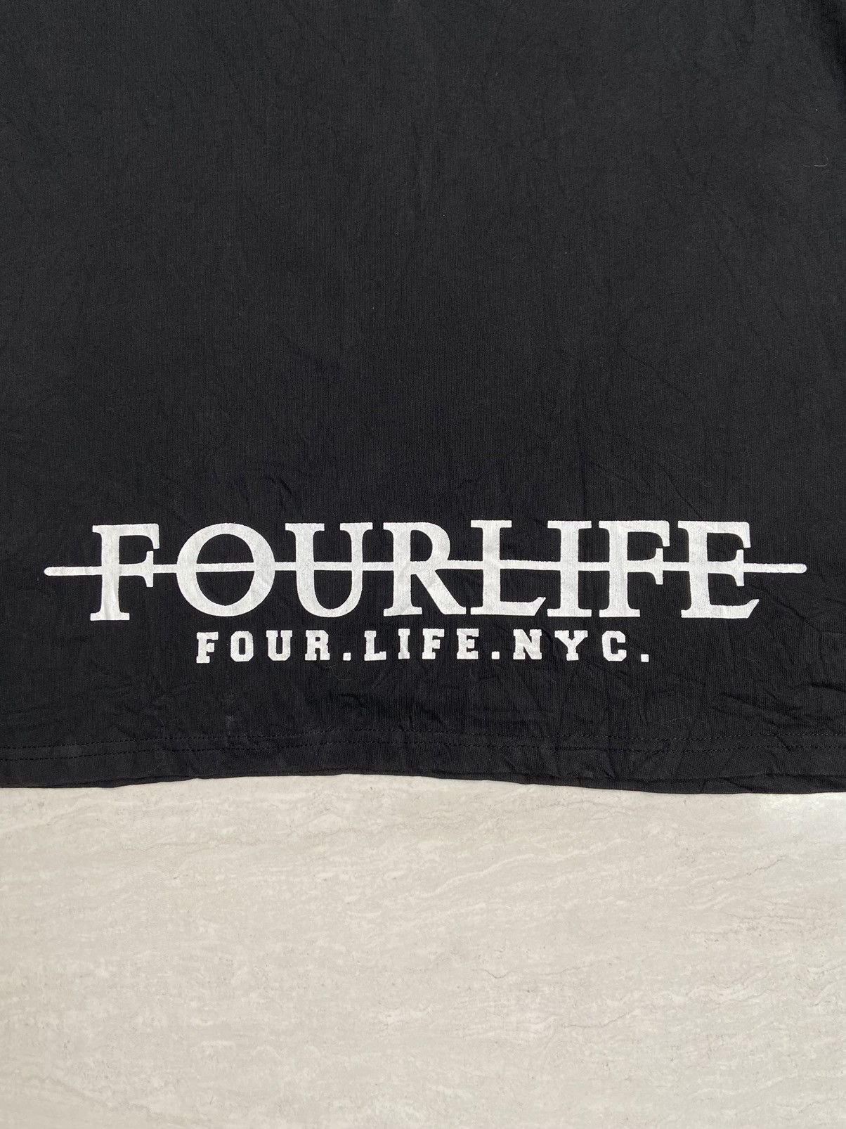 Japanese Brand FLF FOUR LIFE NYC T-shirt Size US M / EU 48-50 / 2 - 7 Thumbnail