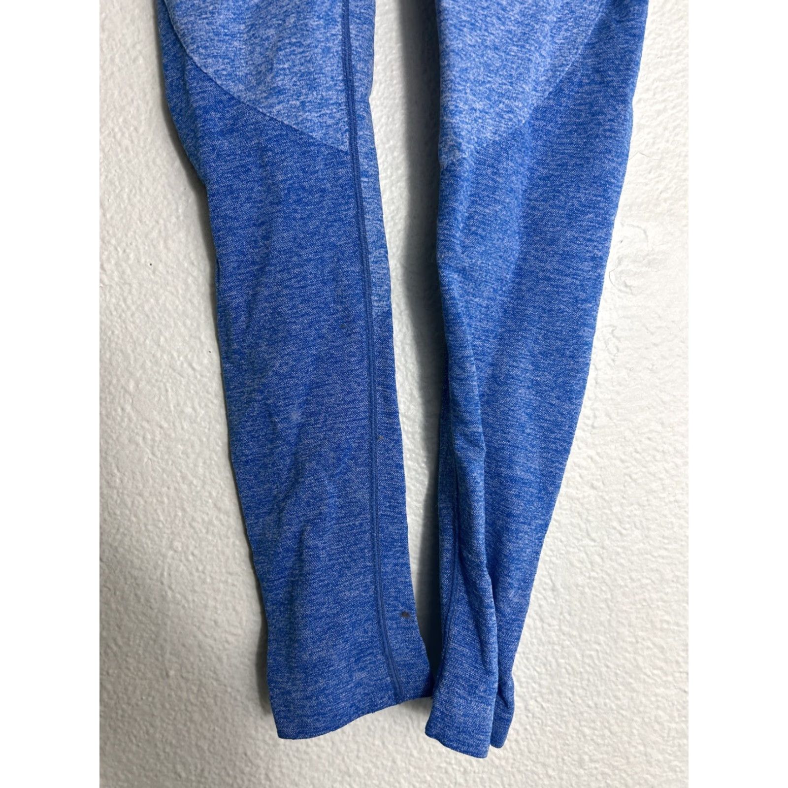 Gymshark Gymshark Dry Leggings Women S Blue Heathered Compression Activewear Yoga Size 28" / US 6 / IT 42 - 6 Thumbnail