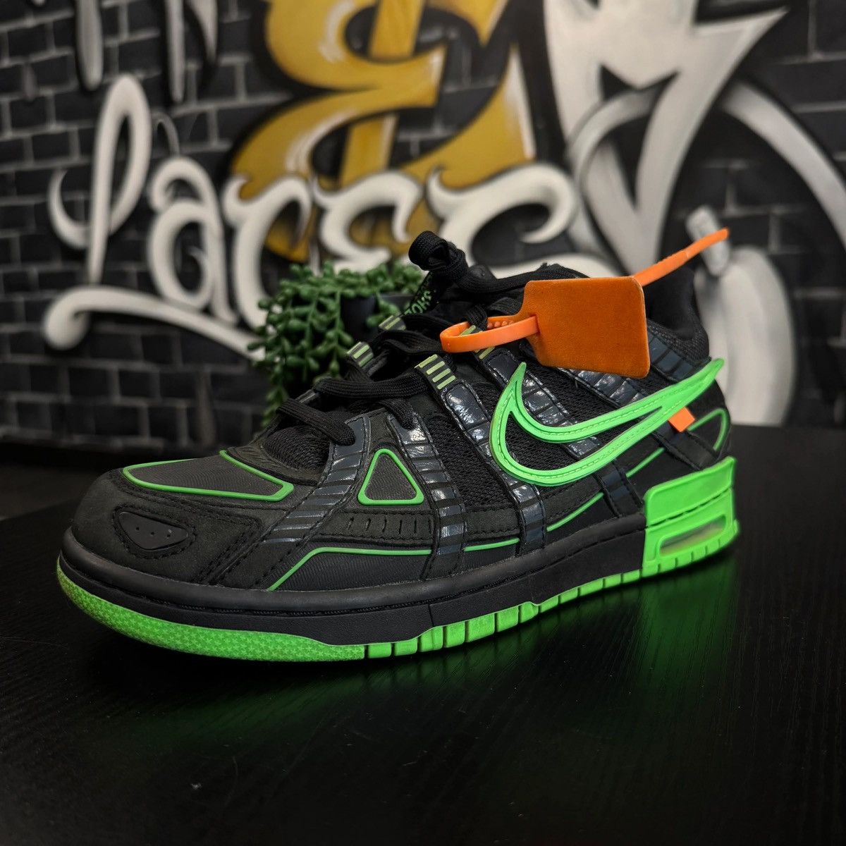 Nike × Off-White Nike Dunk Off White Rubber Green Size US 8.5 / EU 41-42 - 1 Thumbnail