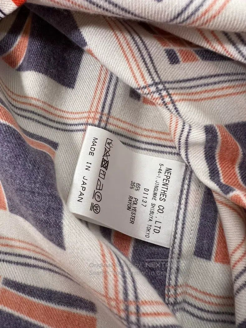 Needles Needles plaid shirt Size US L / EU 52-54 / 3 - 4 Thumbnail