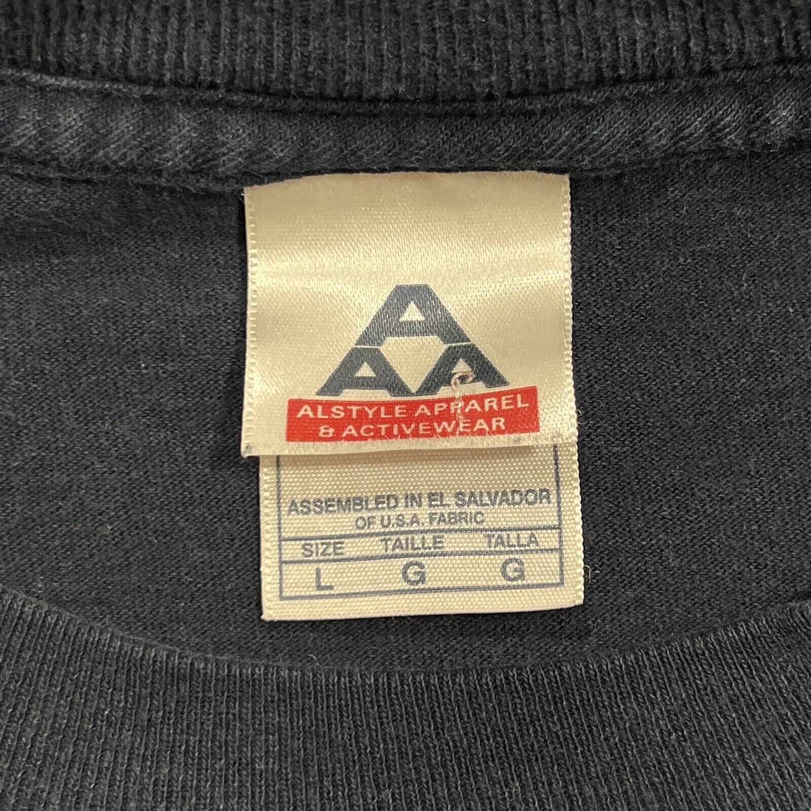 Alstyle Vintage AlStyle Large CSI Las Vegas Embroidered Blue T Shirt Size US L / EU 52-54 / 3 - 3 Thumbnail