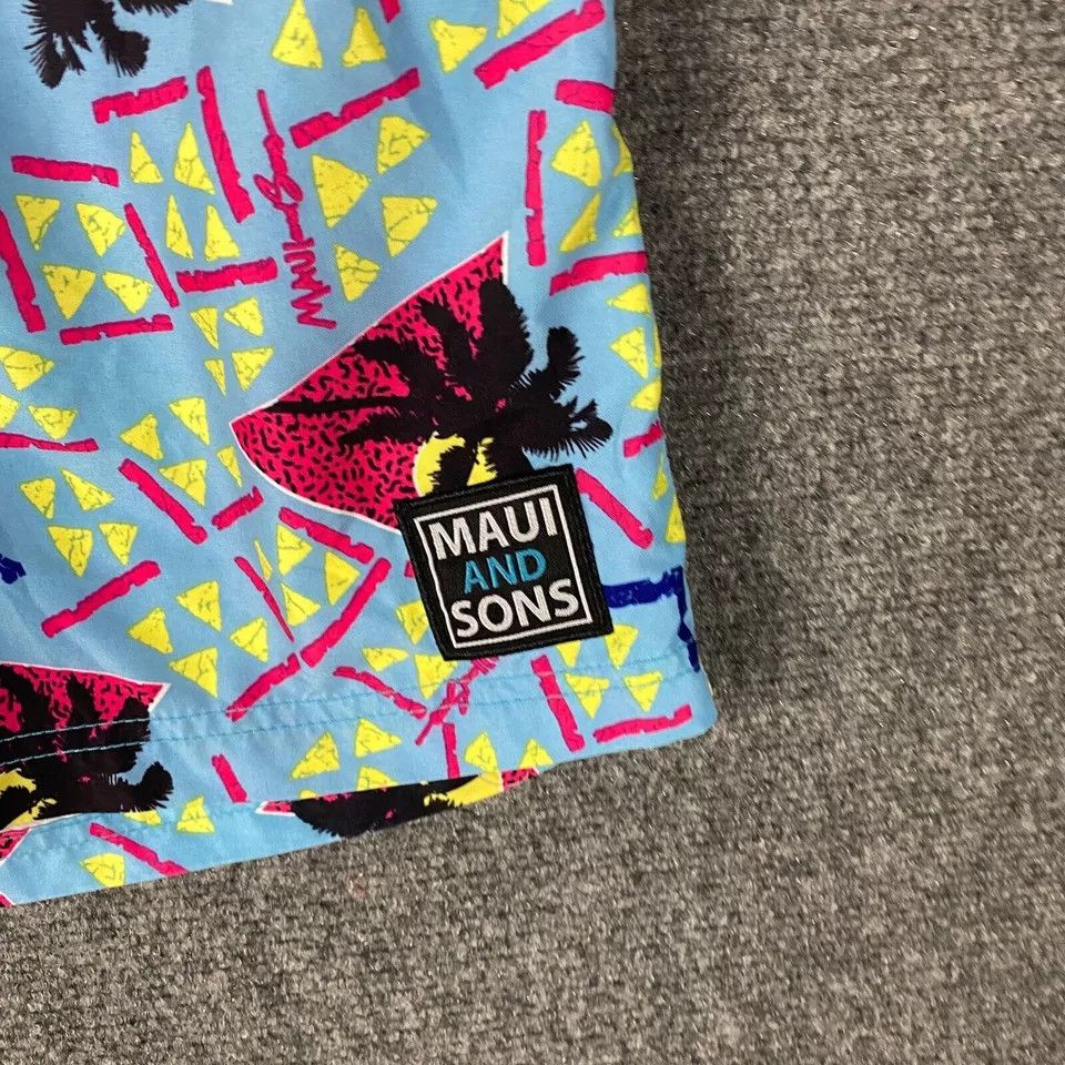 Other Maui Swim Shorts Men's Large 100% Polyester Adults Stretch L Size US 34 / EU 50 - 2 Thumbnail