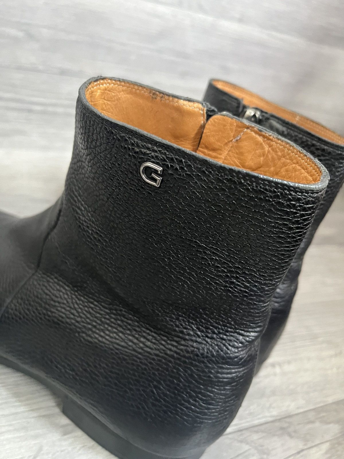 Gucci Gucci pebble grain leather Chelsea zipper ankle boots Size US 8.5 / EU 41-42 - 5 Thumbnail