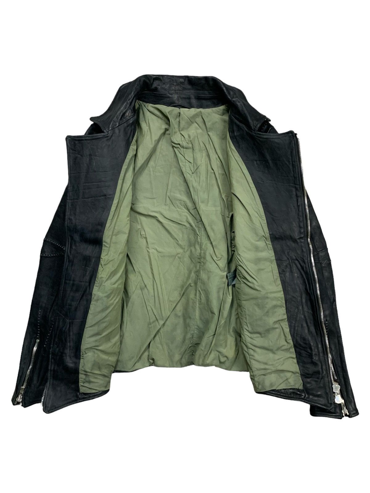 Incarnation Incarnation Exclusive - Silver Stitched Cross Moto Jacket Size US M / EU 48-50 / 2 - 3 Thumbnail