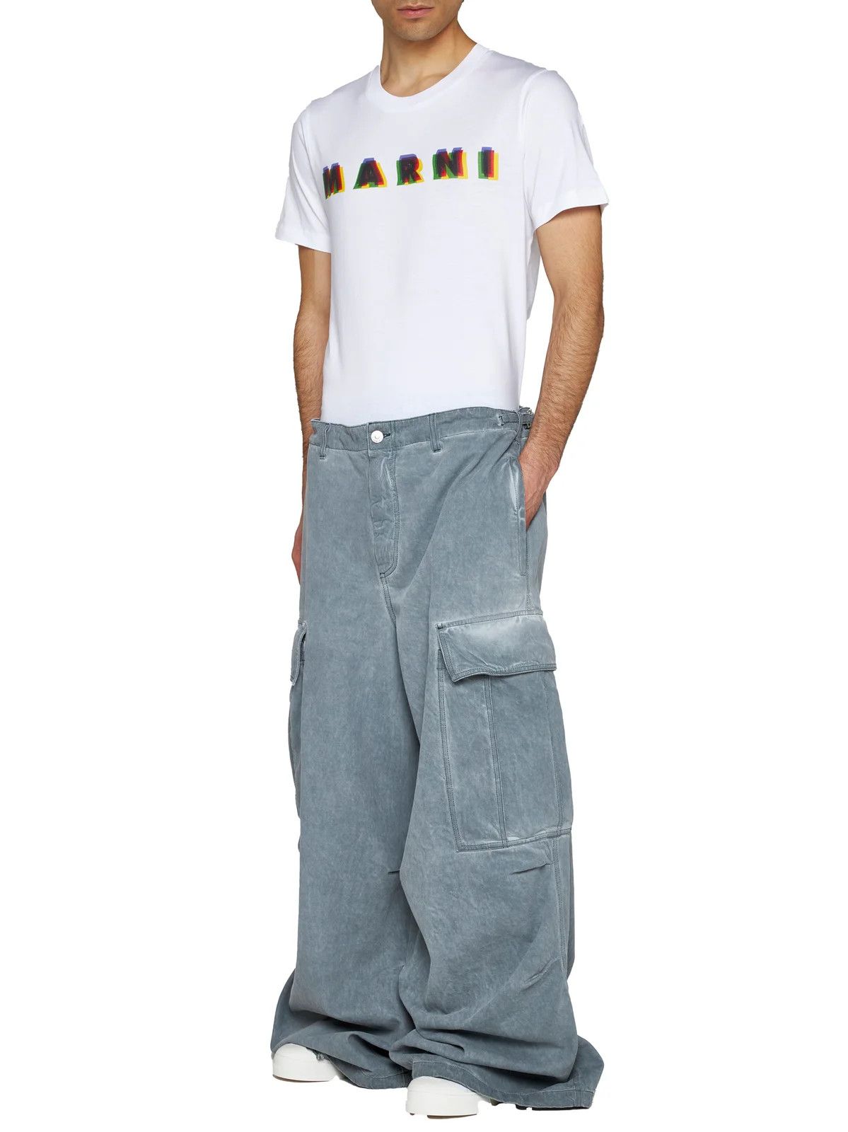 Marni o1srvl11e0724 Denim Trousers in Dark Ash Size US 36 / EU 52 - 2 Thumbnail